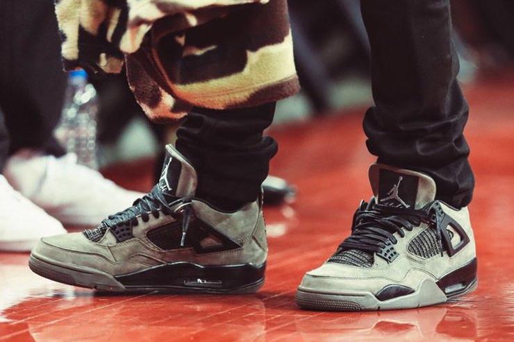 Cactus jack 2025 jordan 4 olive