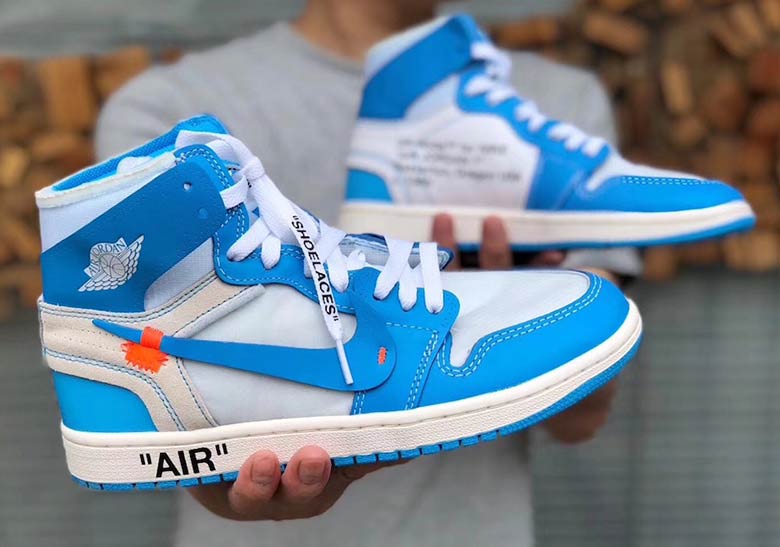 OFF WHITE x Air Jordan 1 “UNC” Sneak Peek
