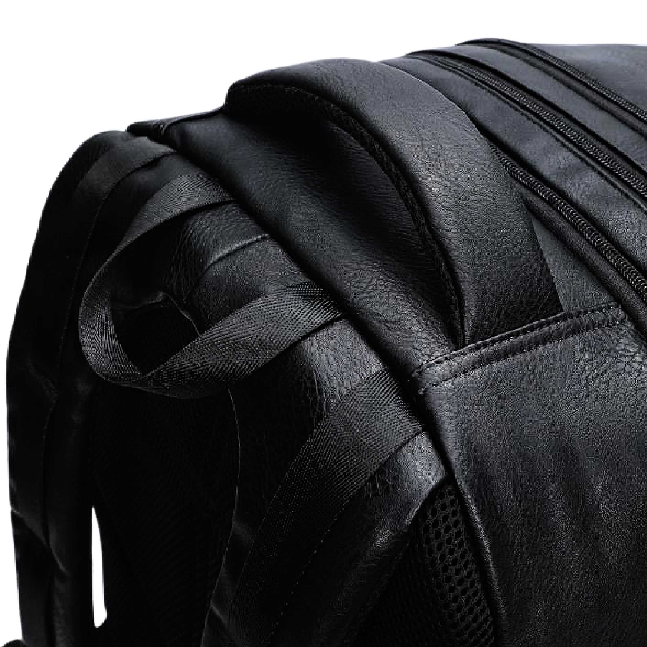 Black Luciano Tumbled Leather Luxury Travel Bag (Only 200 Made) - Sole Premise