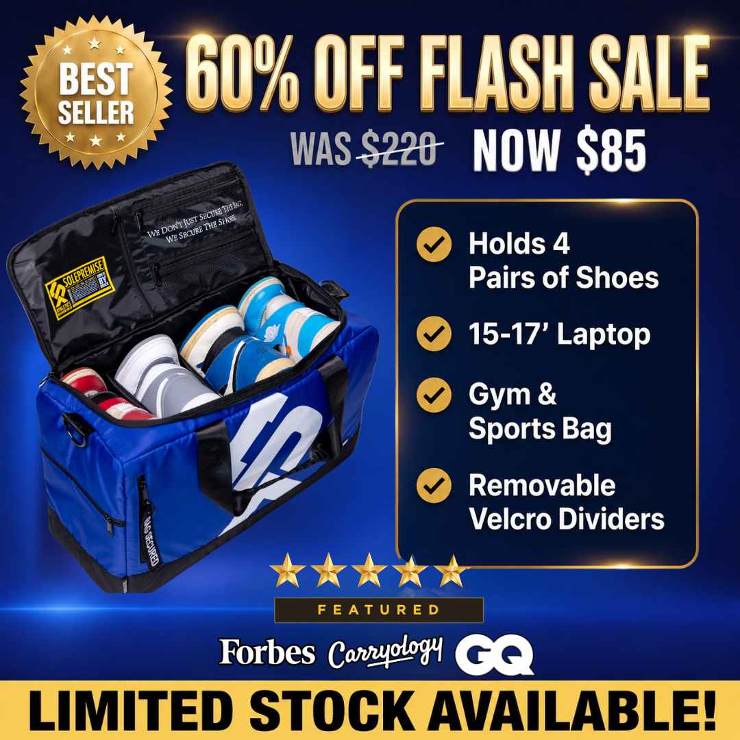 Blue Sneaker Duffle (FLASH SALE) - Sole Premise