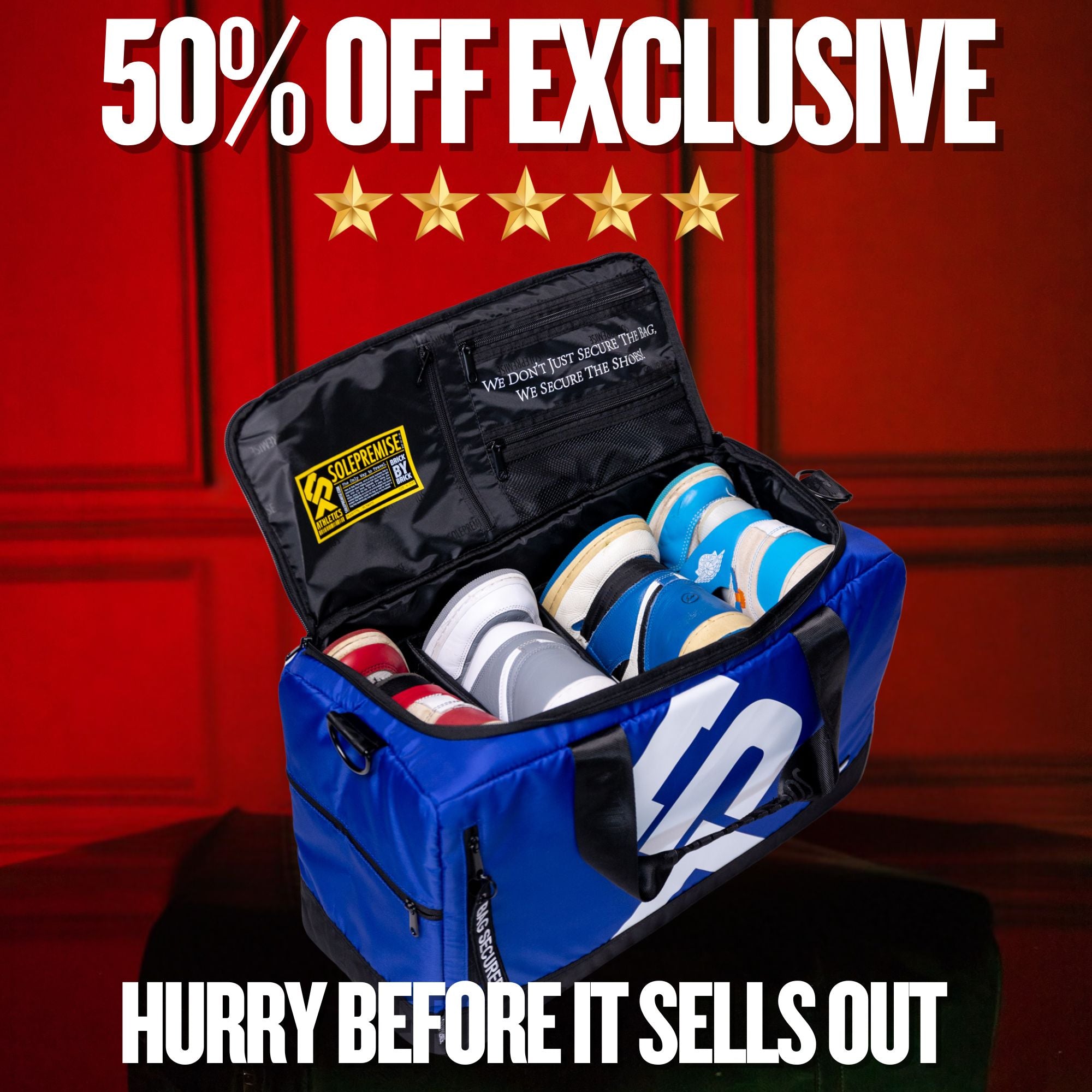 Blue Sneaker Duffle (SUMMER SALE)