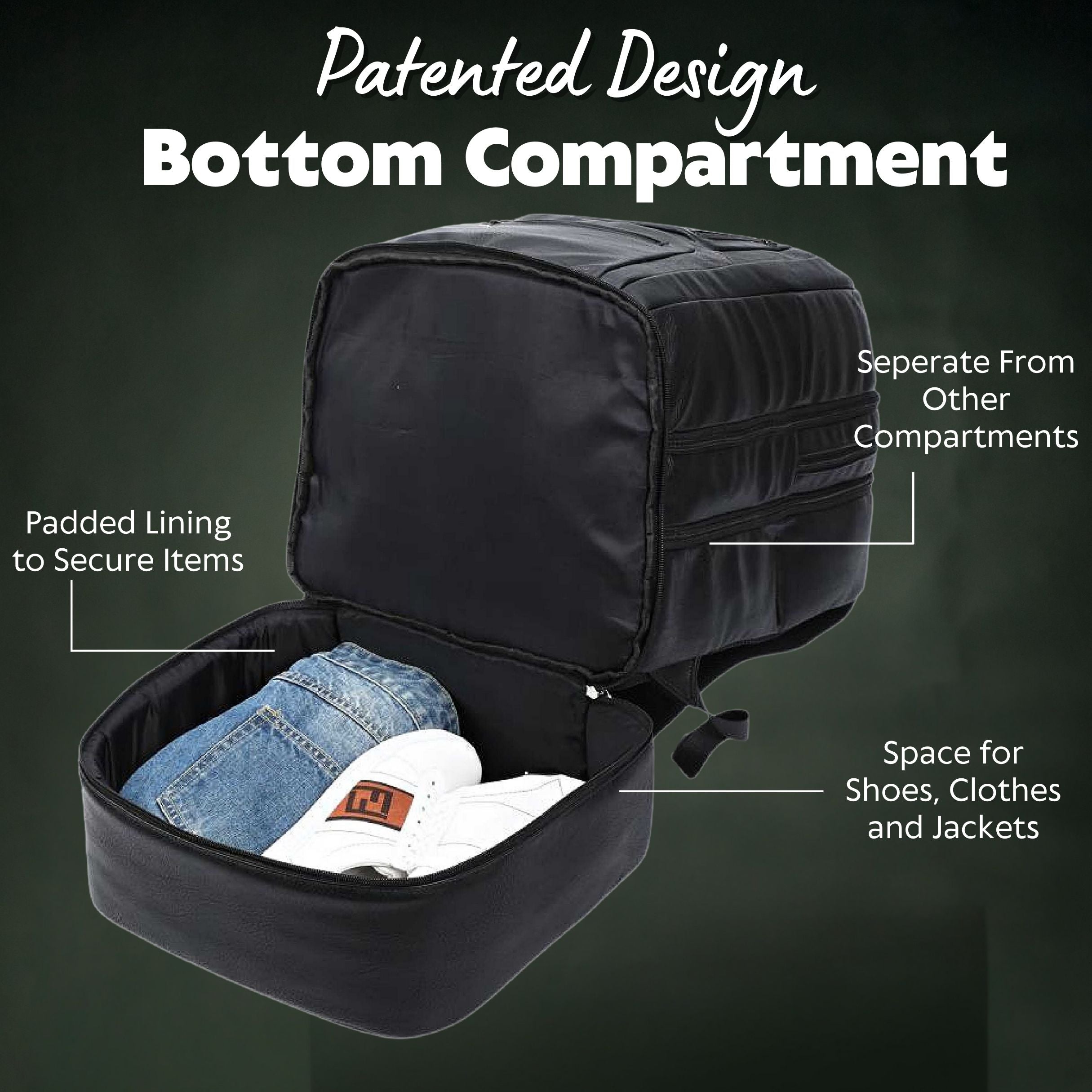 Purple Leather Luxury Carry-On Bag (Patented Signature Design) - Sole Premise