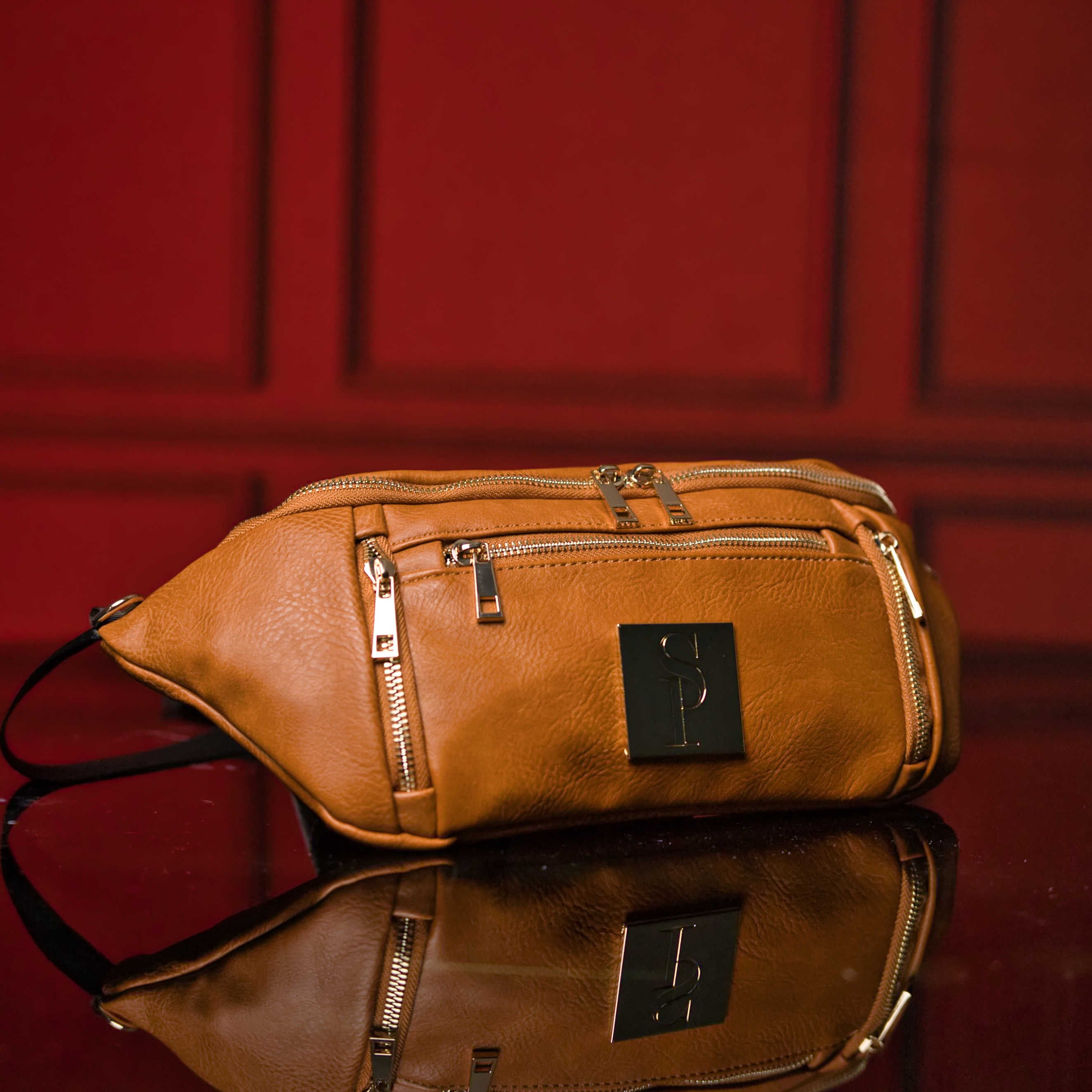 Brown Luciano Leather Sling Bag - Sole Premise