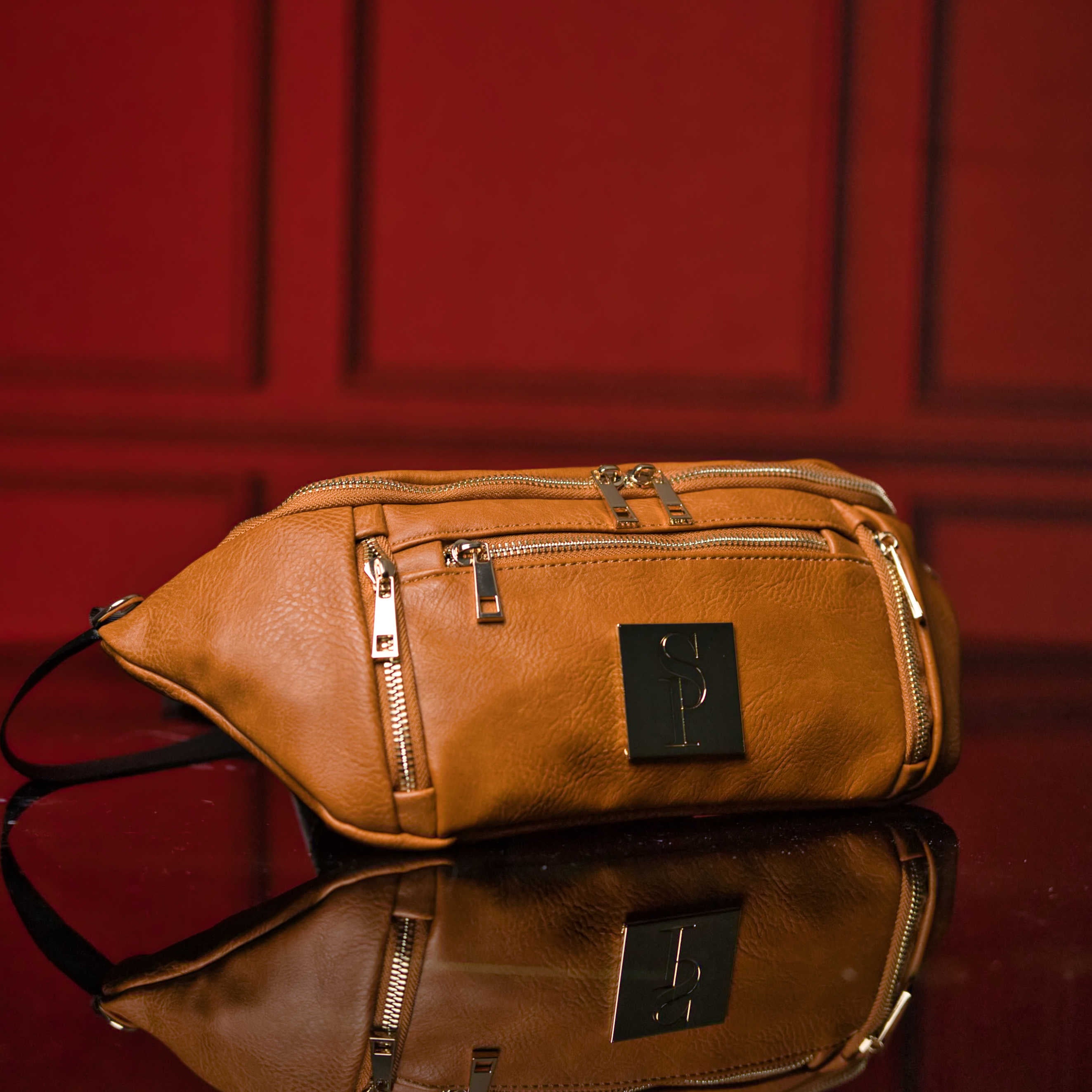 Brown Luciano Leather Sling Bag - Sole Premise