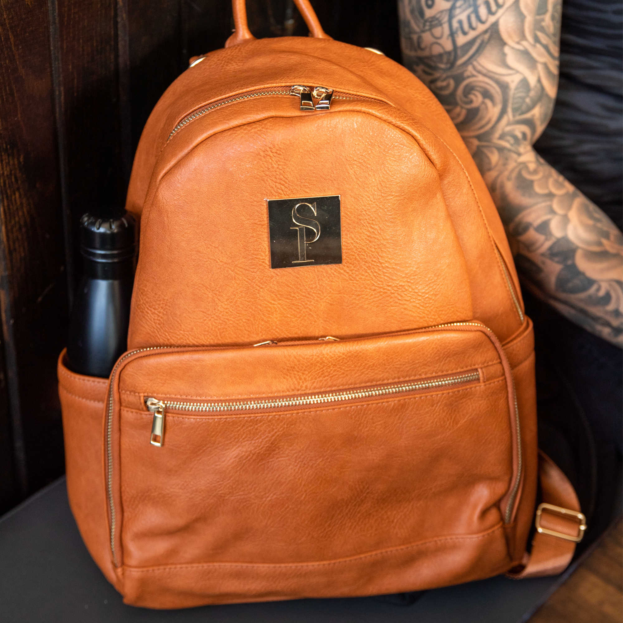 Brown Leather Daily Backpack (FLASH SALE) - Sole Premise