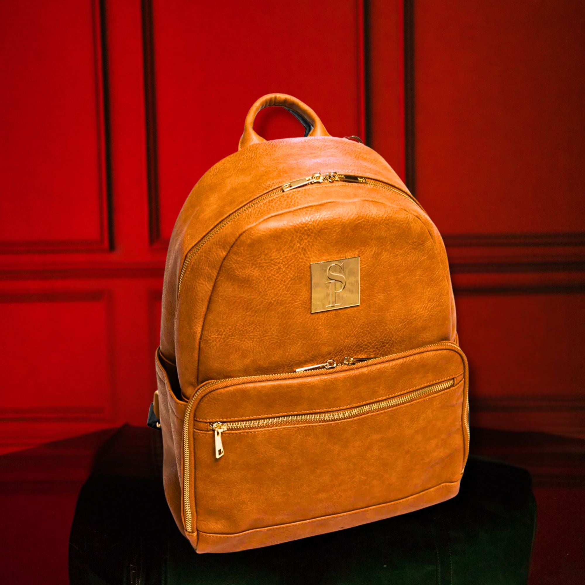 Luxury Leather Backpack - Brown - Premium Leather