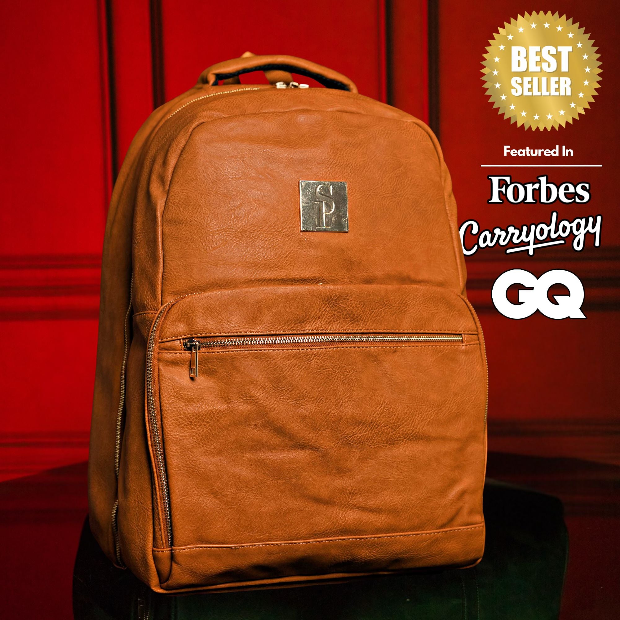 Daily Commuter Sneaker Bag - TSA Approved - Brown - Waterproof - Leather
