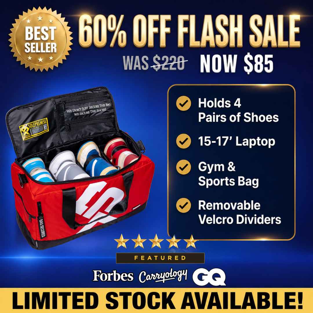 Red Sneaker Duffle (FLASH SALE) - Sole Premise