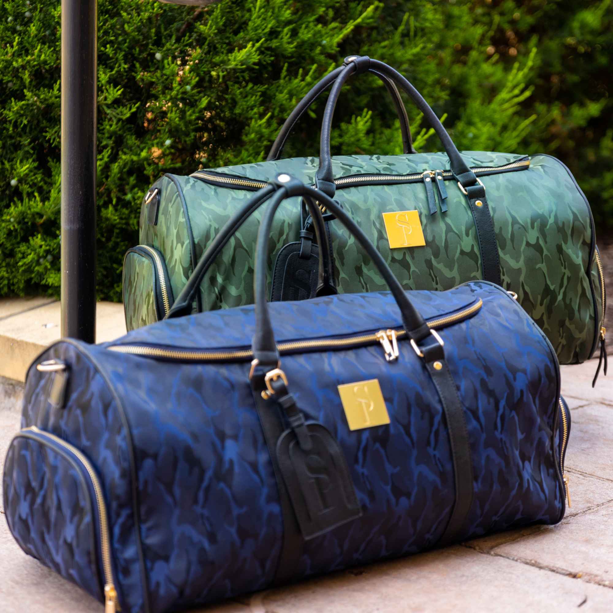 Blue Camo Weekender Duffle Bag (FLASH SALE) - Sole Premise