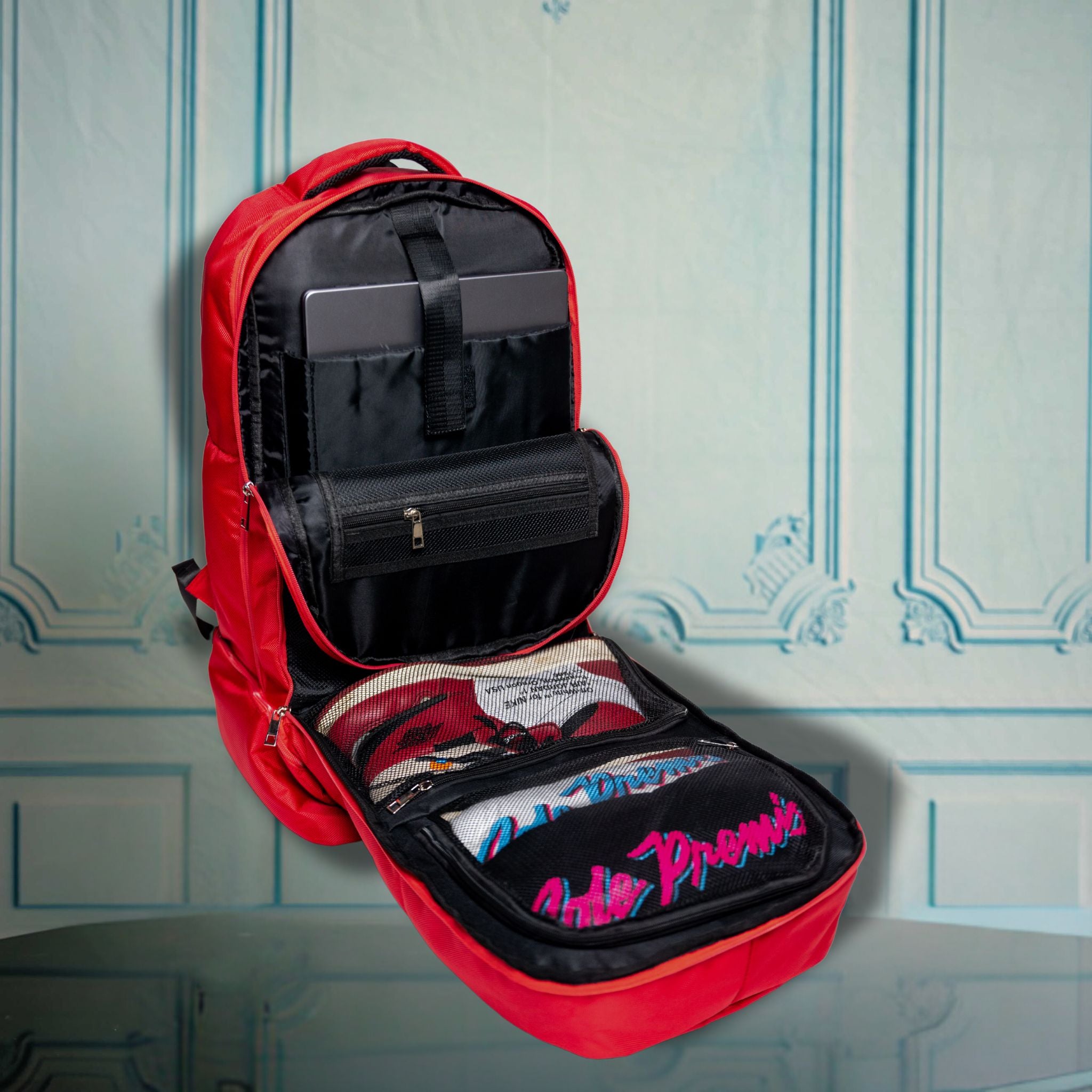 Red Polyester Patented Carry-On (XL Design) *Holds Size 17 - Sole Premise