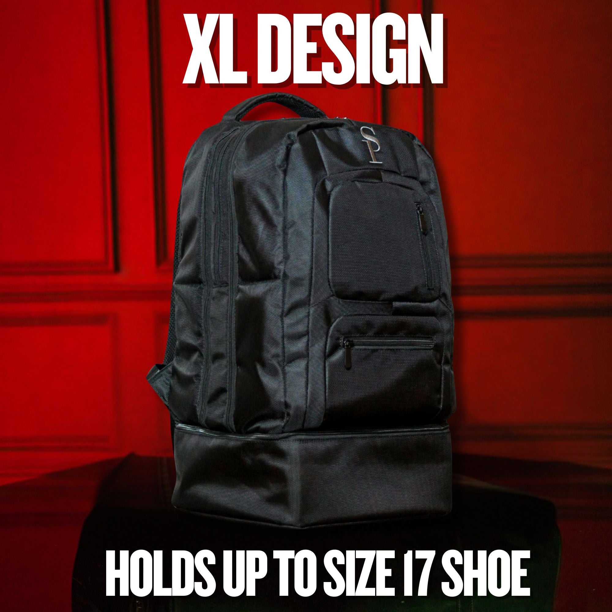 Polyester Travel Carry-on Patented Design (XL Version) *Holds Size 17 Shoe