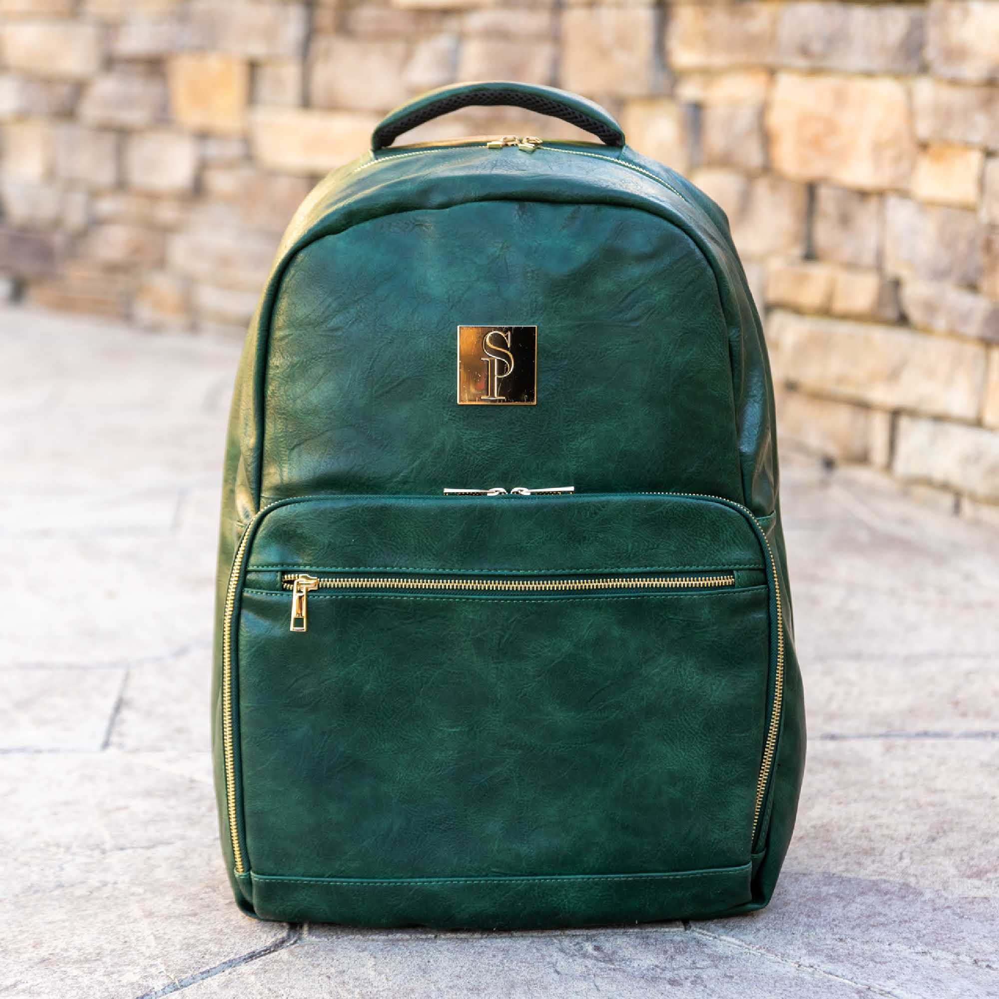 Emerald Green Leather Commuter (Spring Sale)