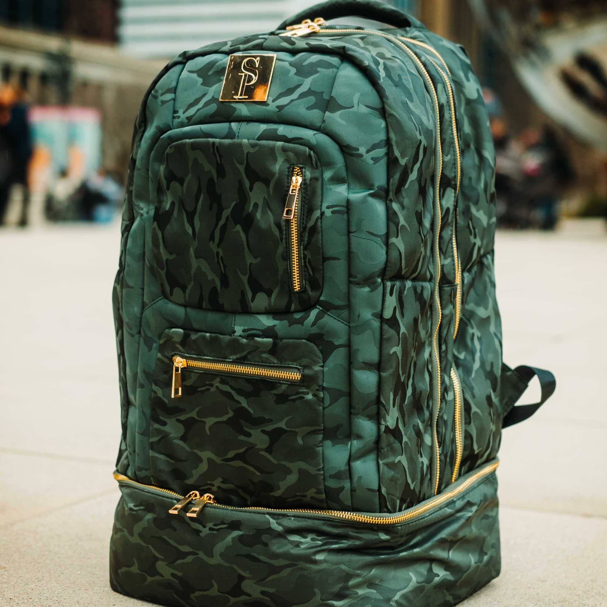 Green Camo Carryon Design (SPRING SALE)