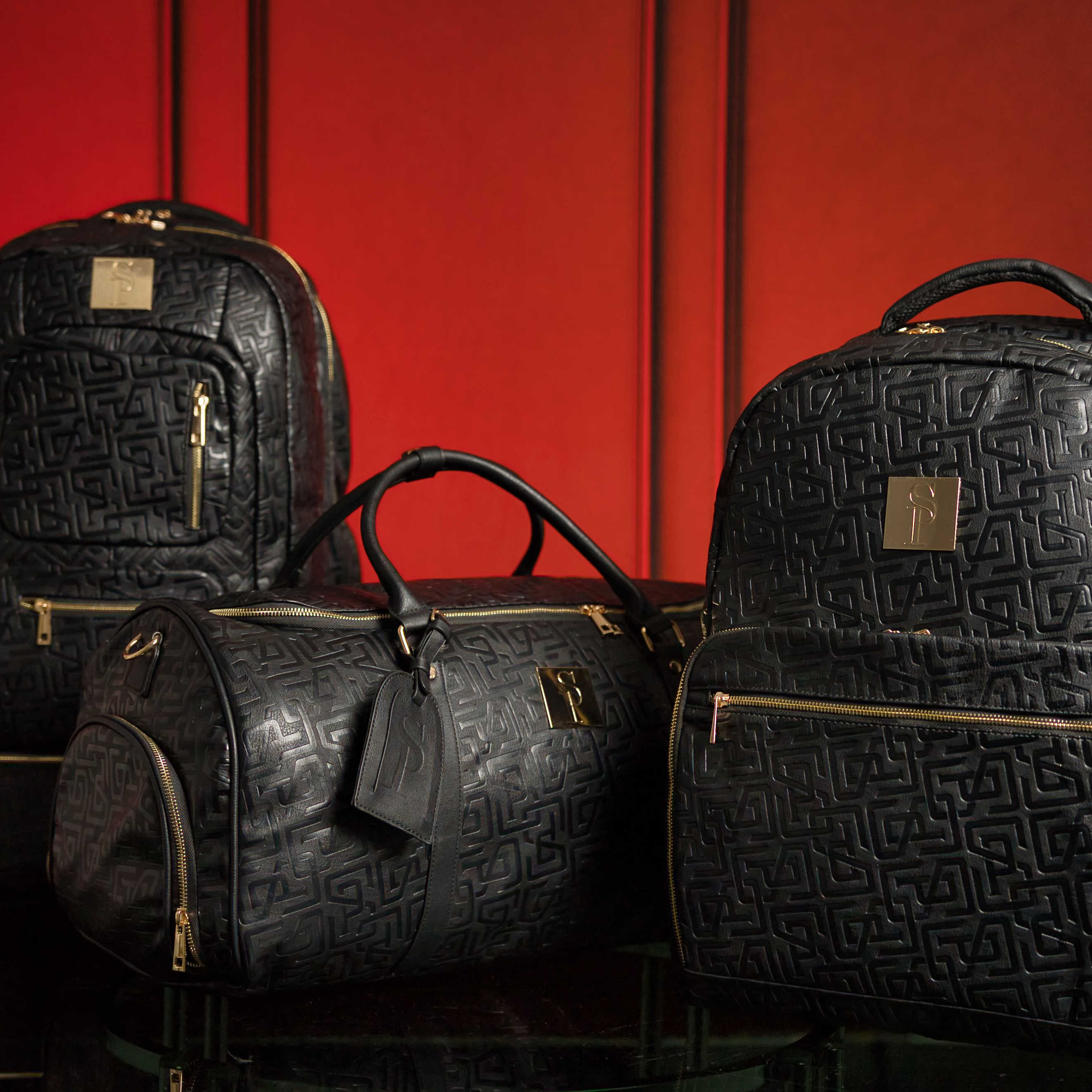 Monogram Leather 3 Bag Set (Signature, Commuter and Duffle) - Sole Premise