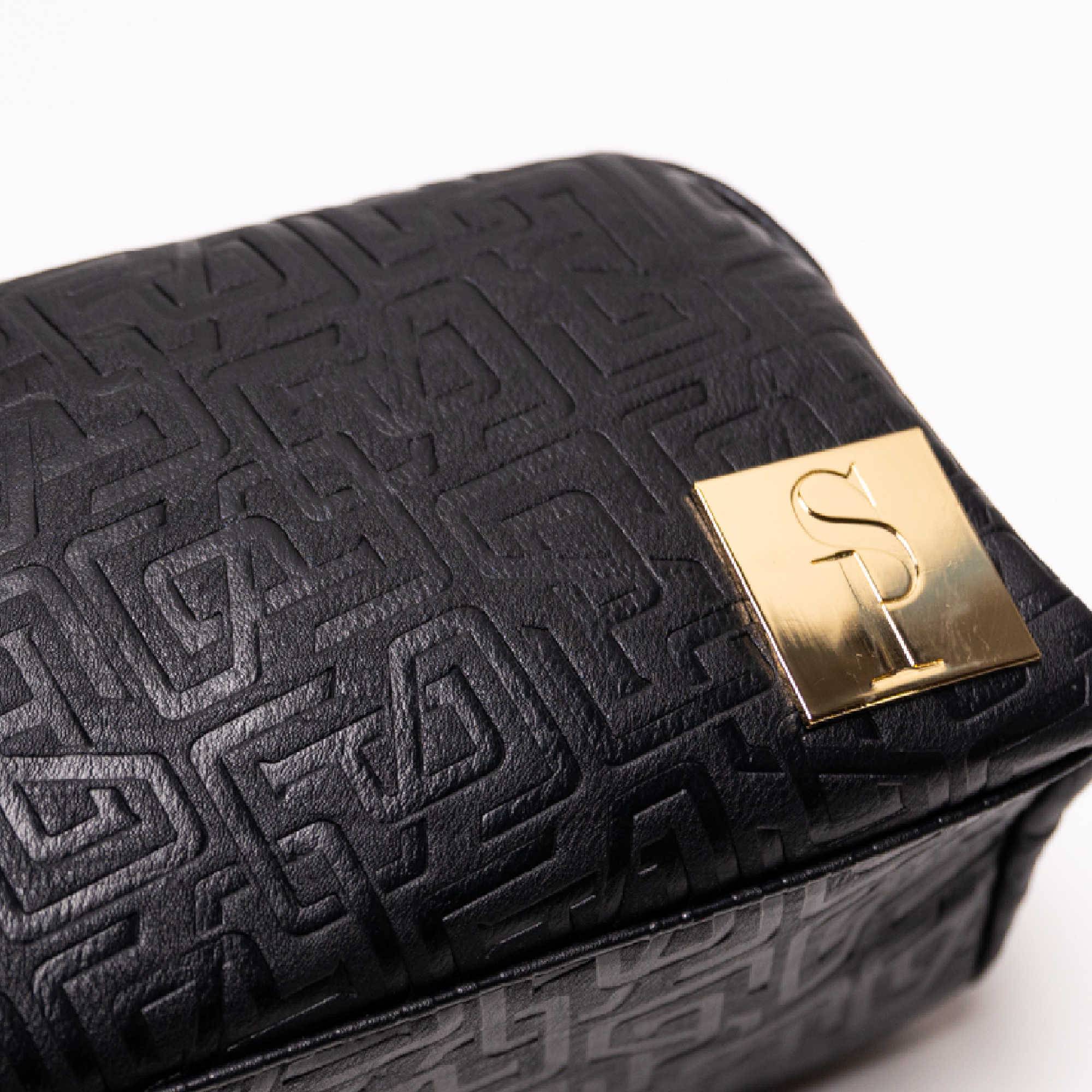 Black Monogram Leather Toiletry - Sole Premise