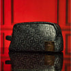 Black Monogram Leather Toiletry - Sole Premise
