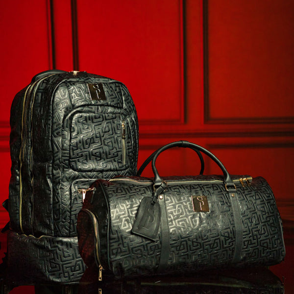 Monogram Leather Signature Bag Set (Signature and Duffle) - Sole Premise