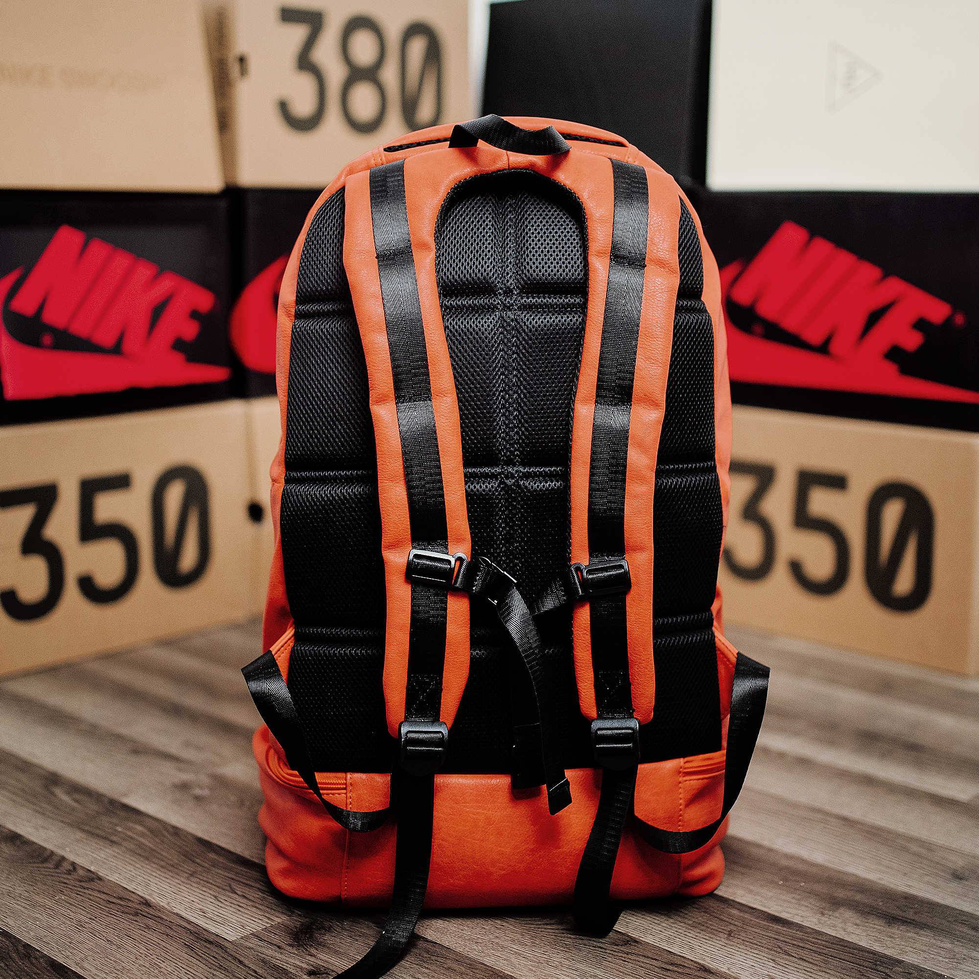 Orange Luciano Leather Signature Bag - Sole Premise