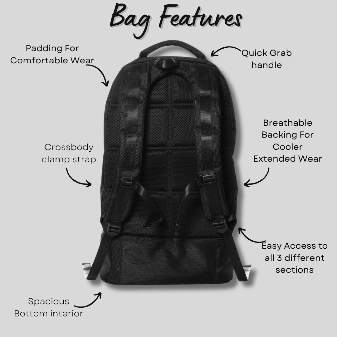 Polyester Travel Carry-on Patented Design (XL Version) *Holds Size 17 Shoe - Sole Premise
