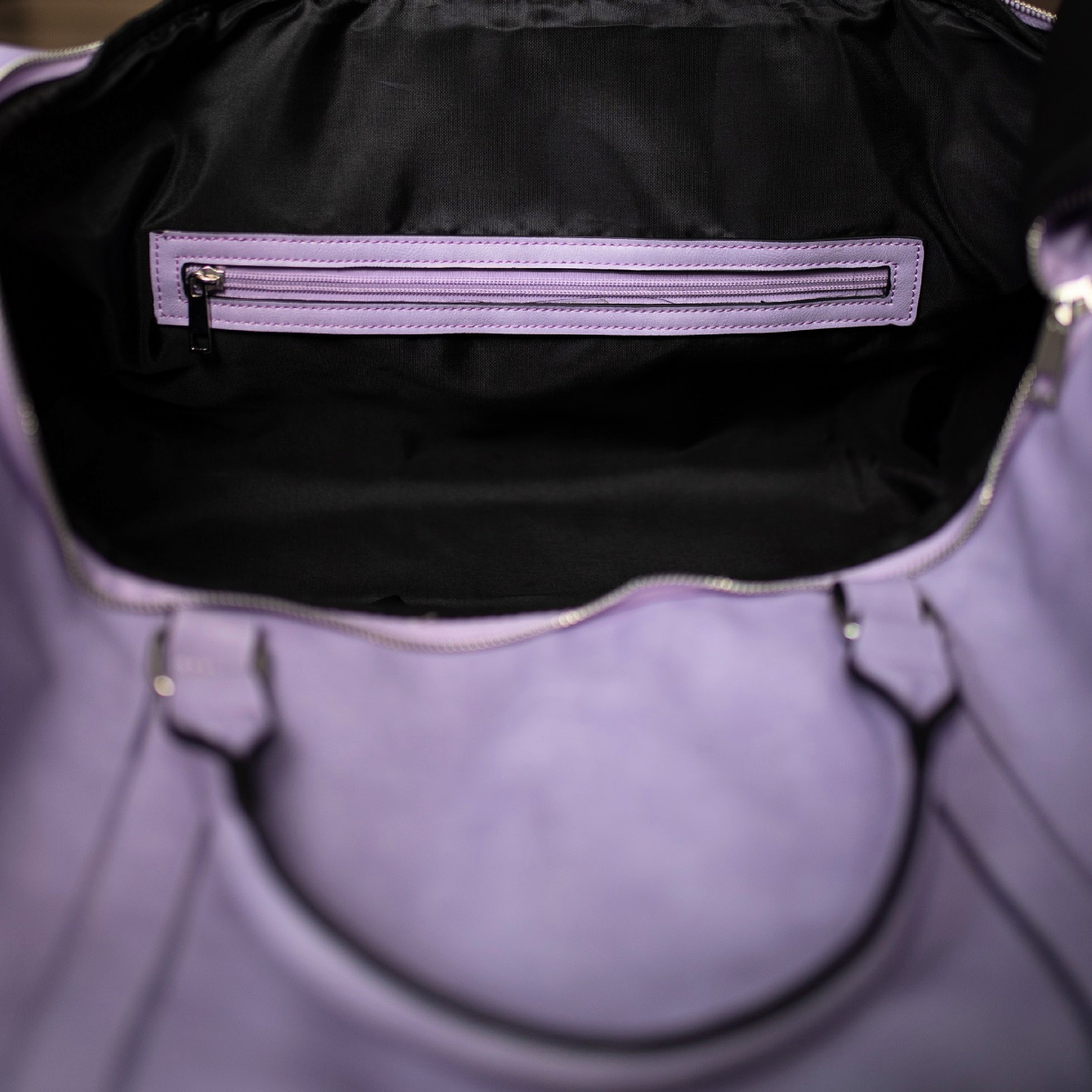 Purple Leather Duffle (Spring Sale) - Sole Premise