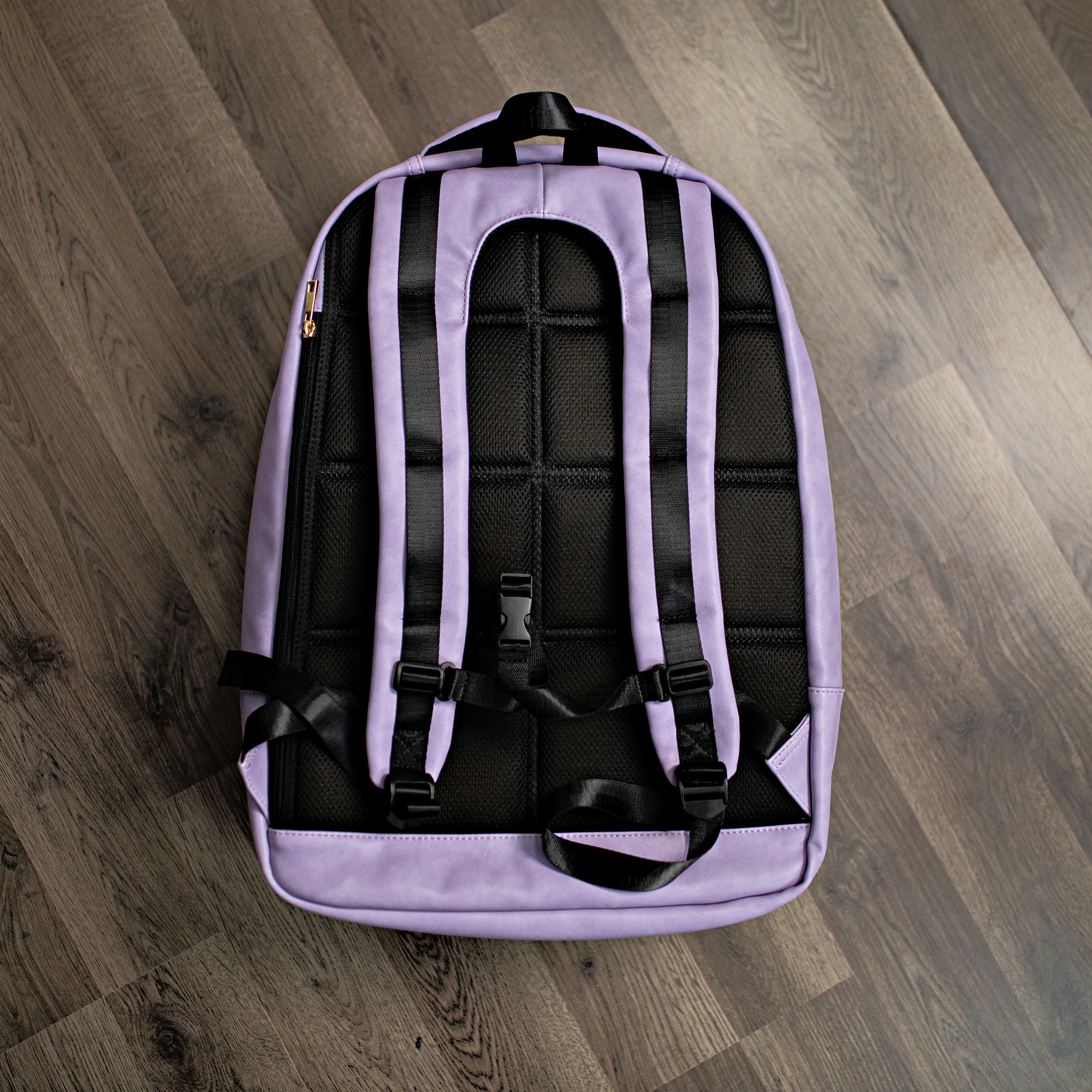 Purple Leather Commuter Bag - Sole Premise