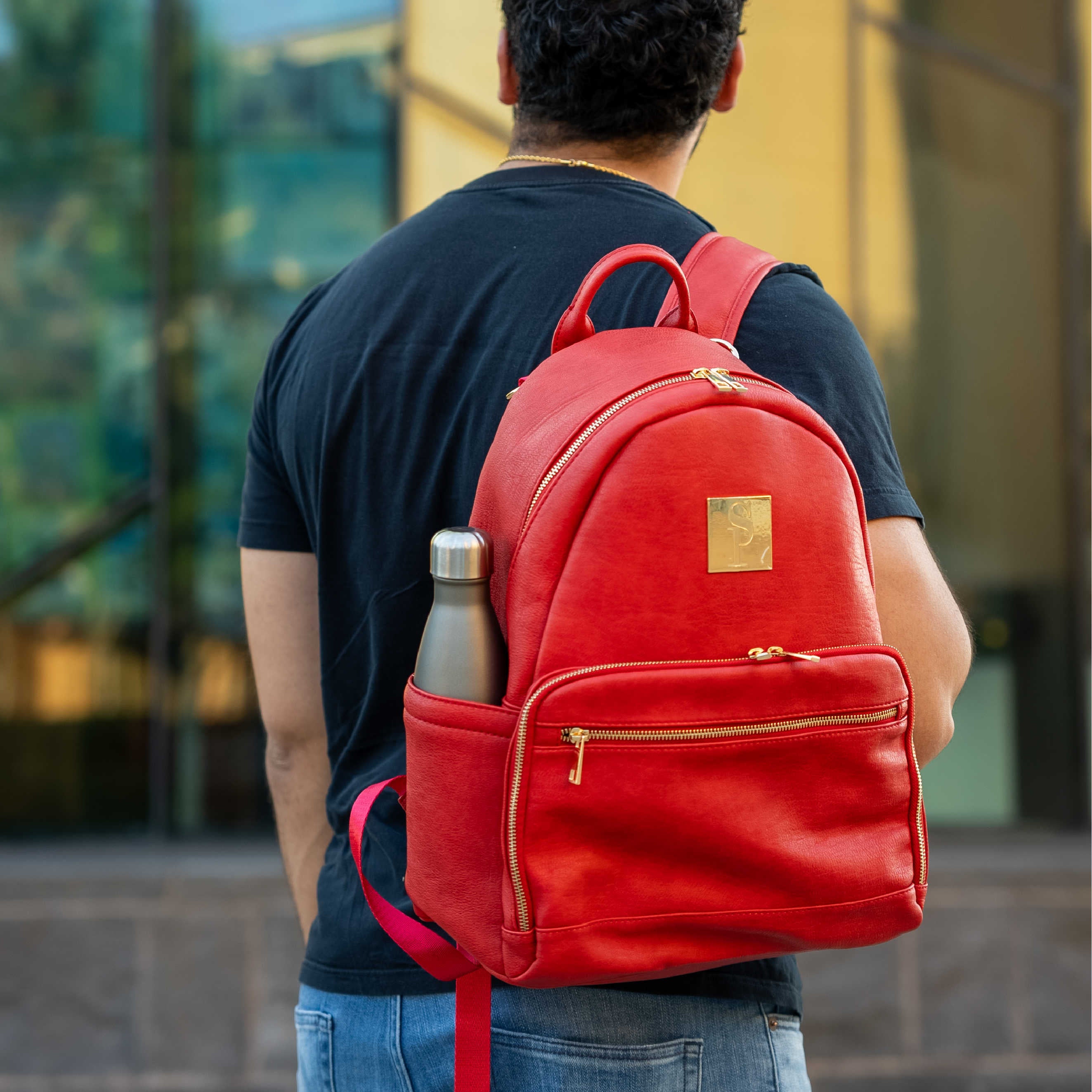 Red Carrier Leather Backpack (Only 150 Made) - Sole Premise