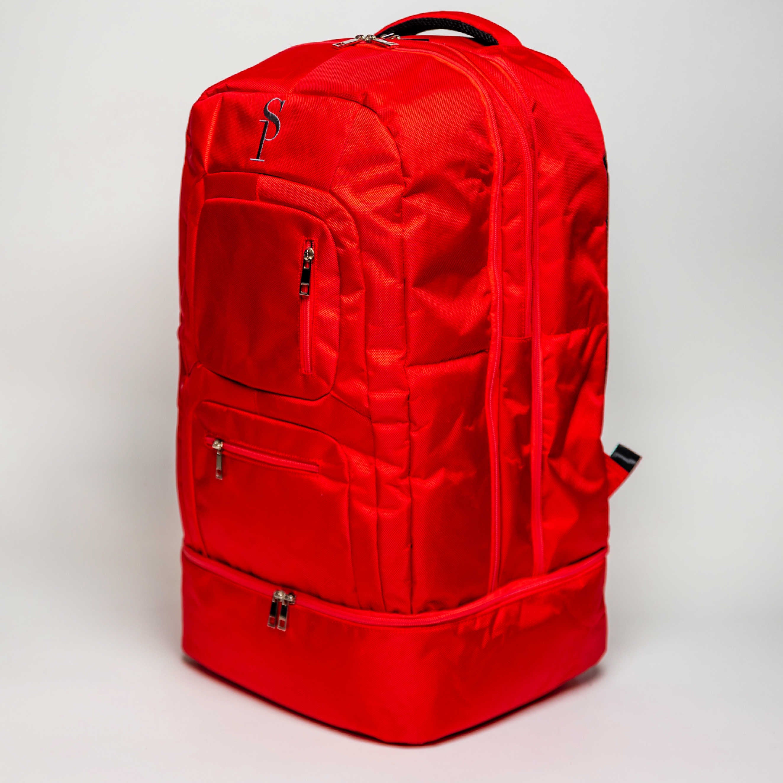Red Polyester Signature Bag - Sole Premise