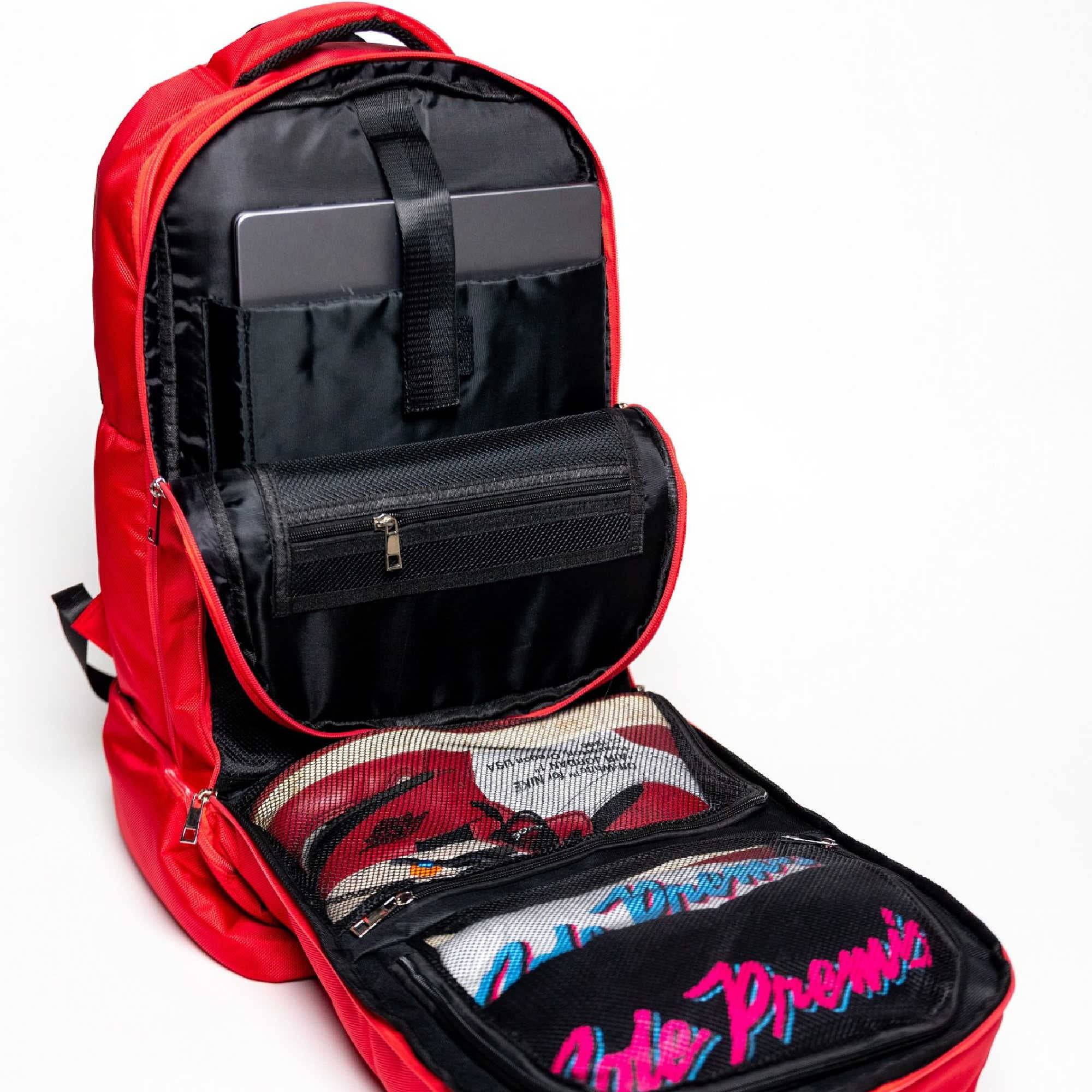 Red Polyester Patented Shoe Bag (XL Design) *Holds Size 17 - Sole Premise