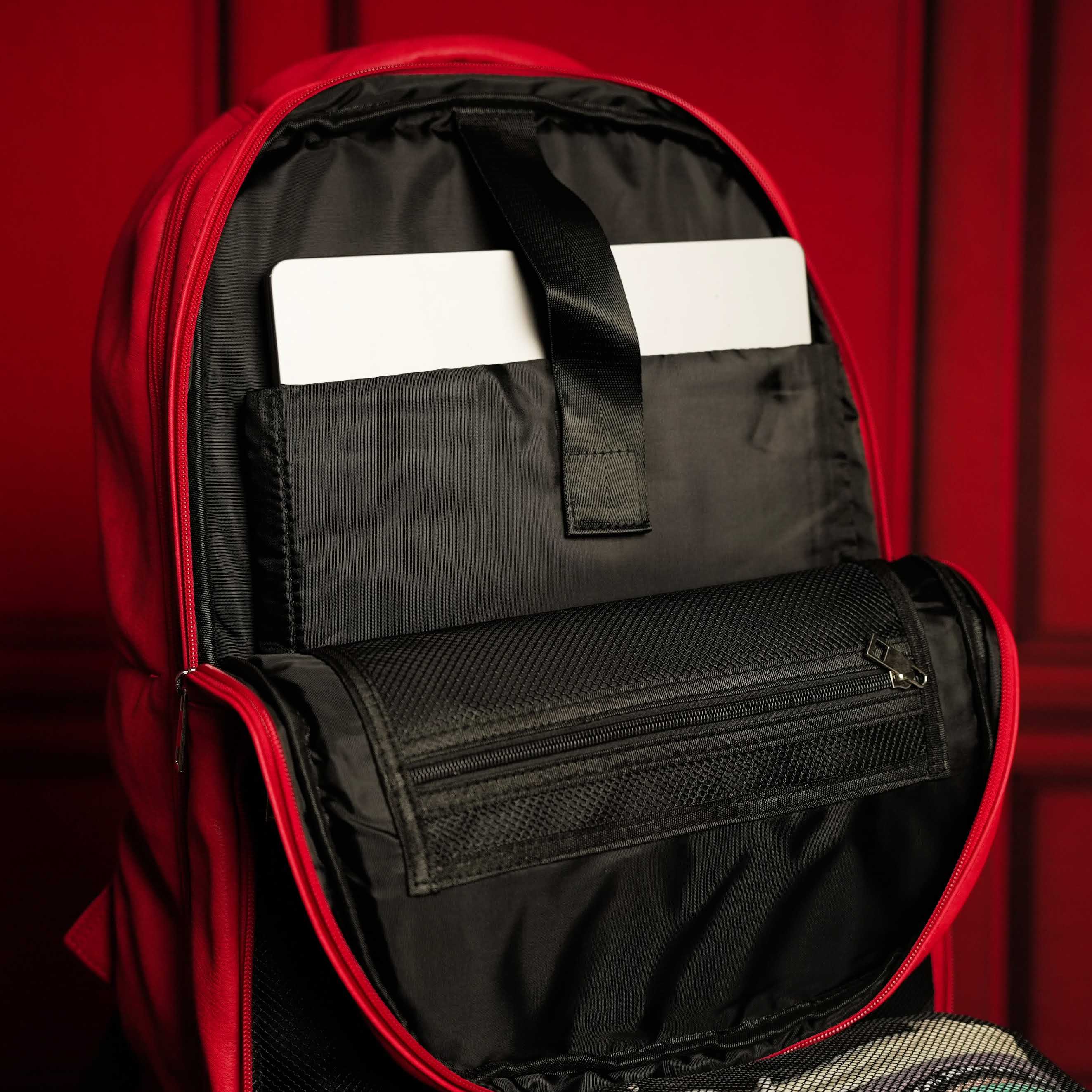 Red Leather Patented Shoe Bag (XL Design) *Holds Size 17 - Sole Premise