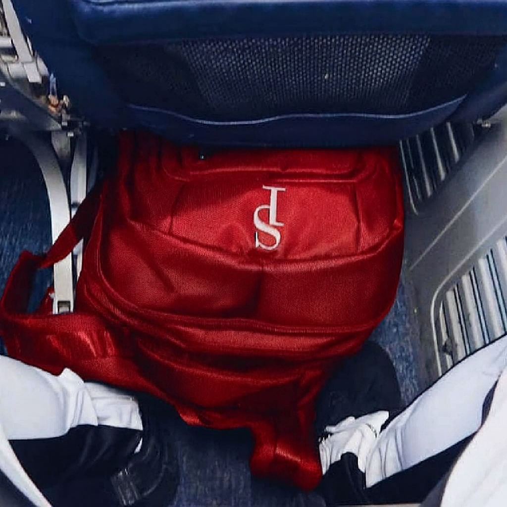 Red Polyester Carryon Bag (FLASH SALE)