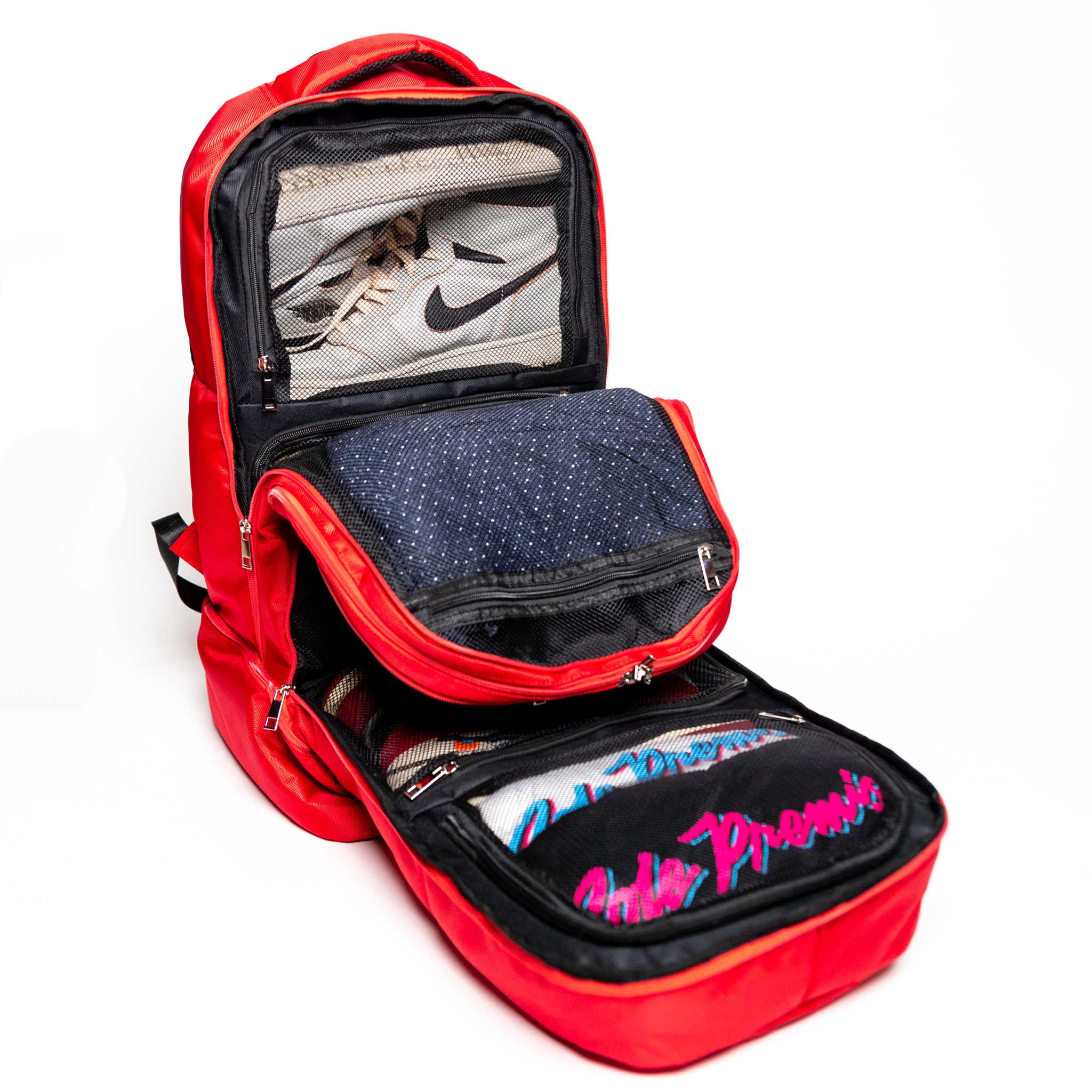 Red Polyester Carry-On Bag (Patented Signature Design) - Sole Premise