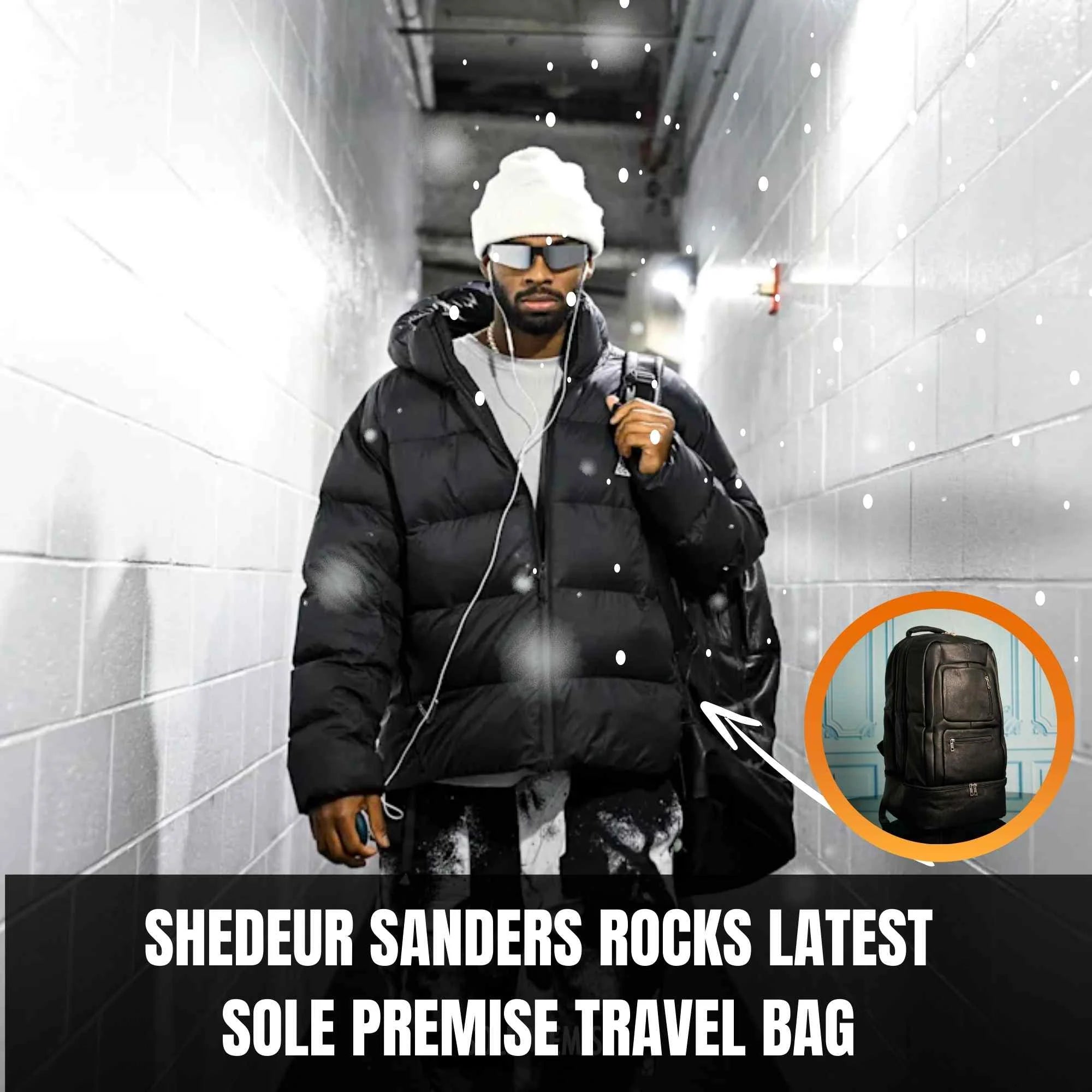 Black Leather Carryon (FLASH SALE) - Sole Premise