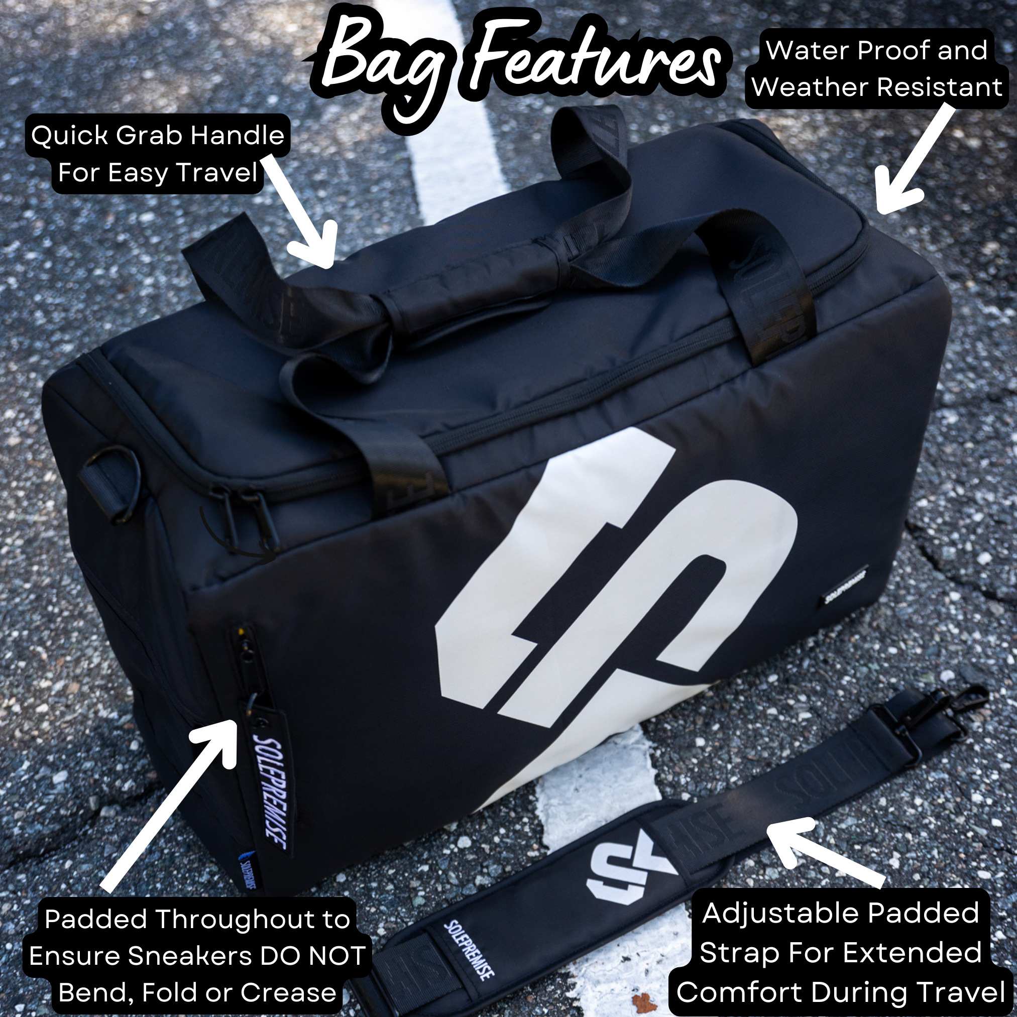 Black Sneaker Duffle - Sole Premise