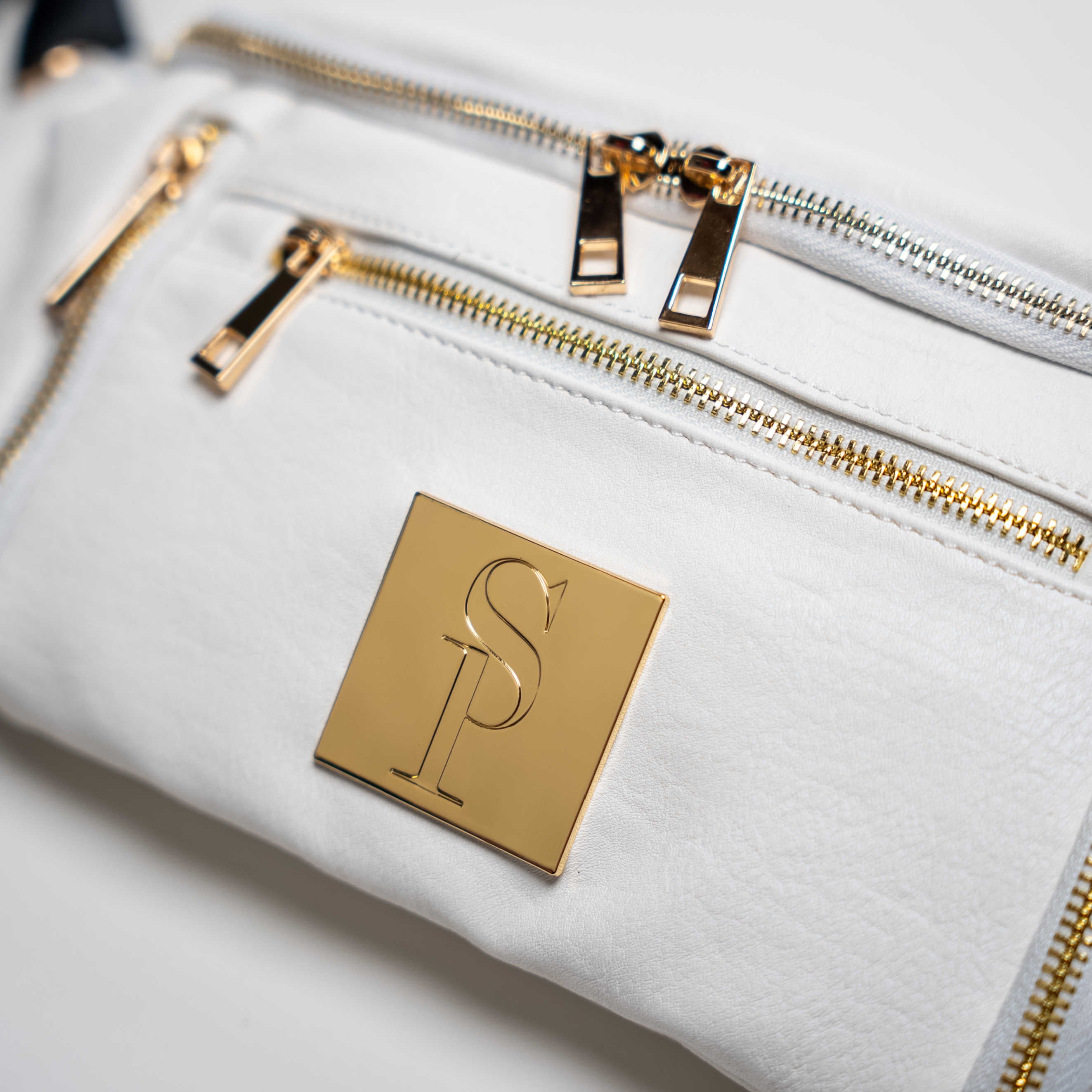 White Luxury Leather Sling Bag - Sole Premise