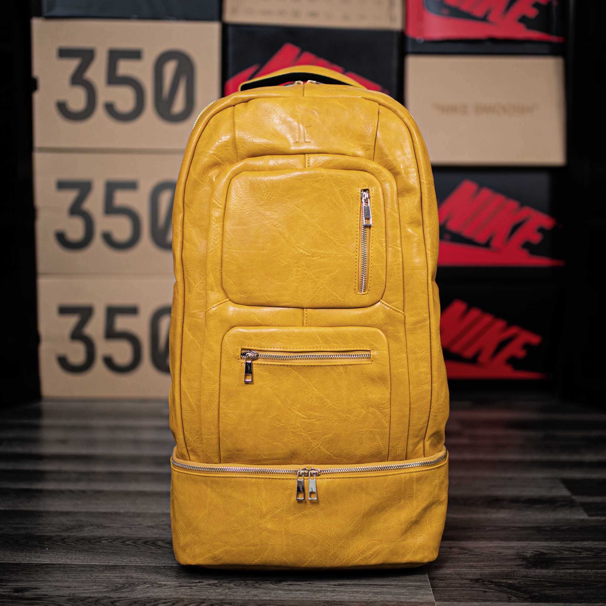 Yellow Luciano Leather Luxury Bag (Brandon Curry Collab) - Sole Premise