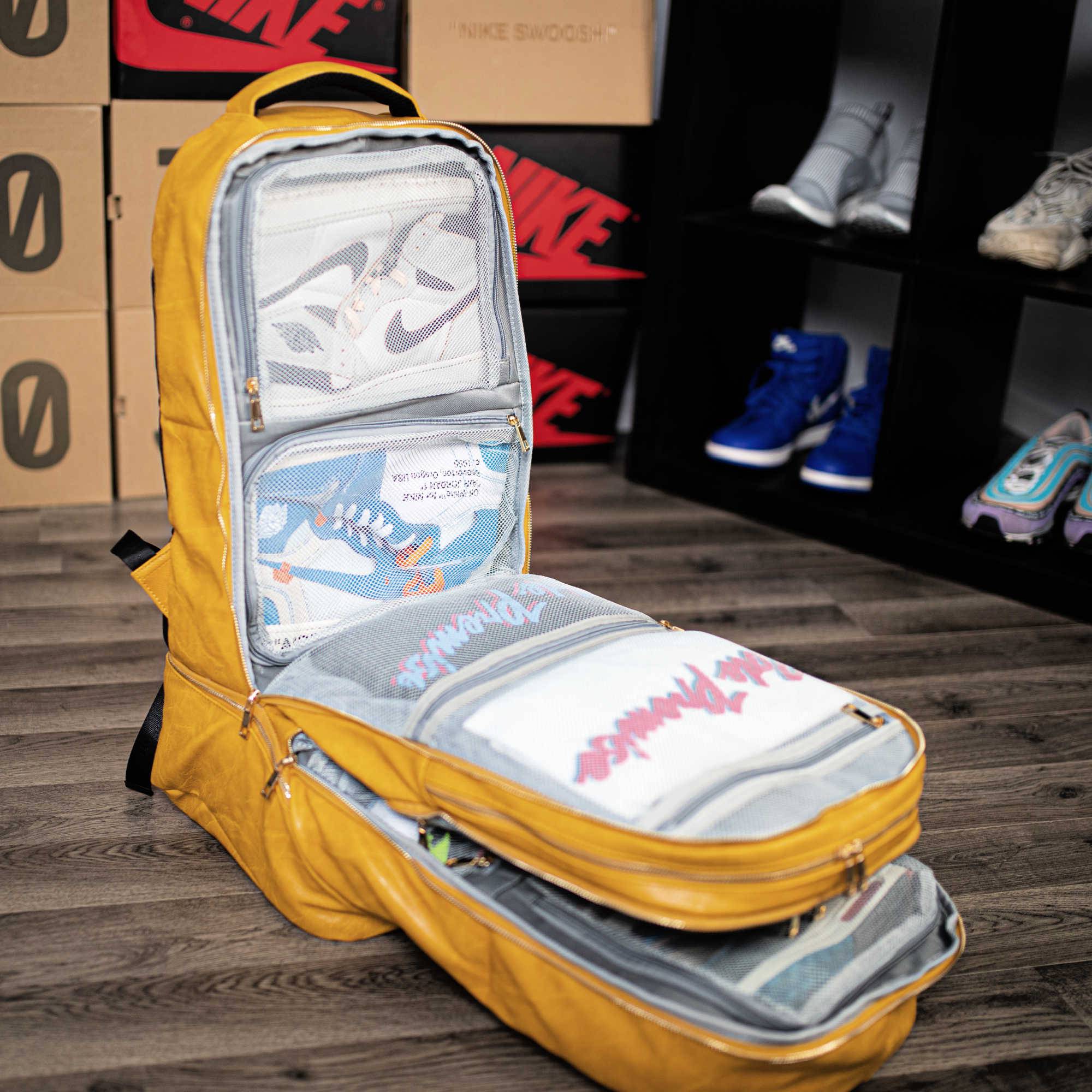 Yellow Luciano Leather Luxury Bag (Brandon Curry Collab) - Sole Premise