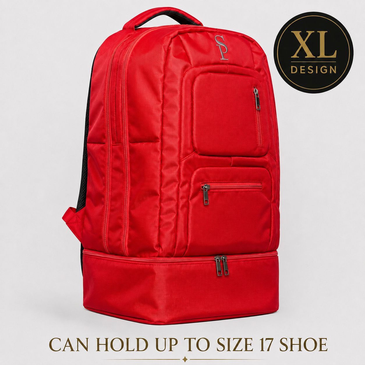 Red Polyester Patented Carry-On (XL Design) *Holds Size 17 (Only 300 Made)