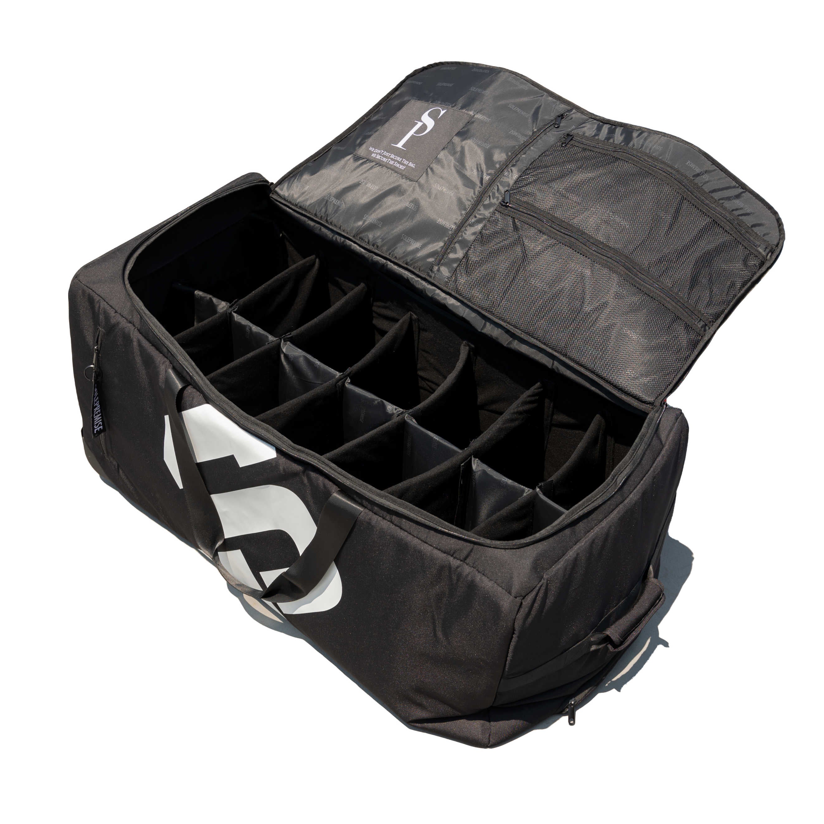 Sports Equipment Carrier With Wheels (Holds 18-20 Pairs of Shoes) - Sole Premise