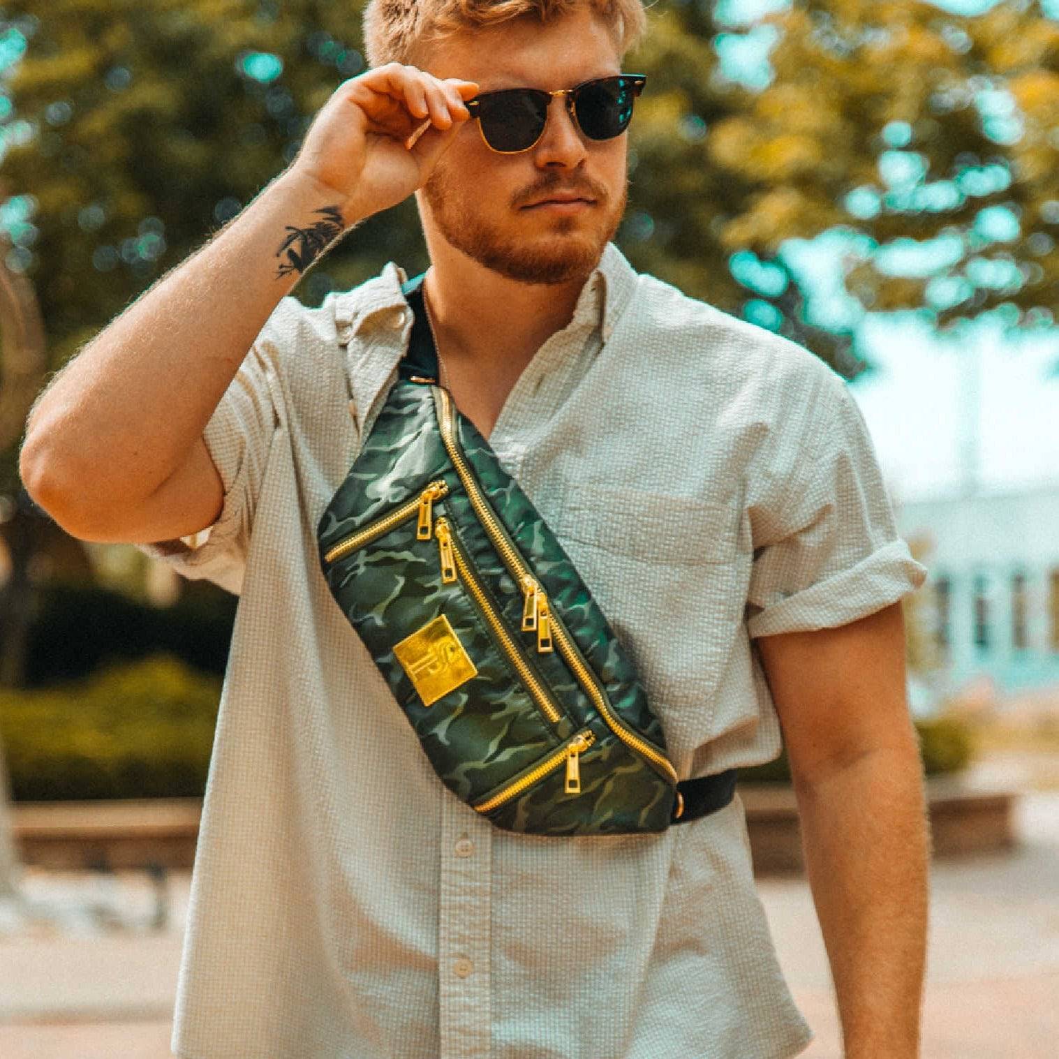 Green Camo Sling Bag - Sole Premise