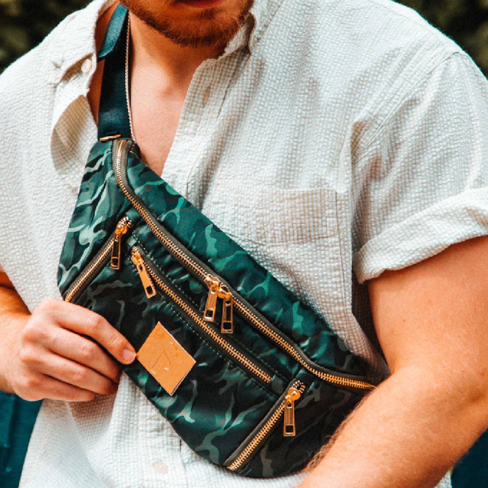 Green Camo Sling Bag - Sole Premise