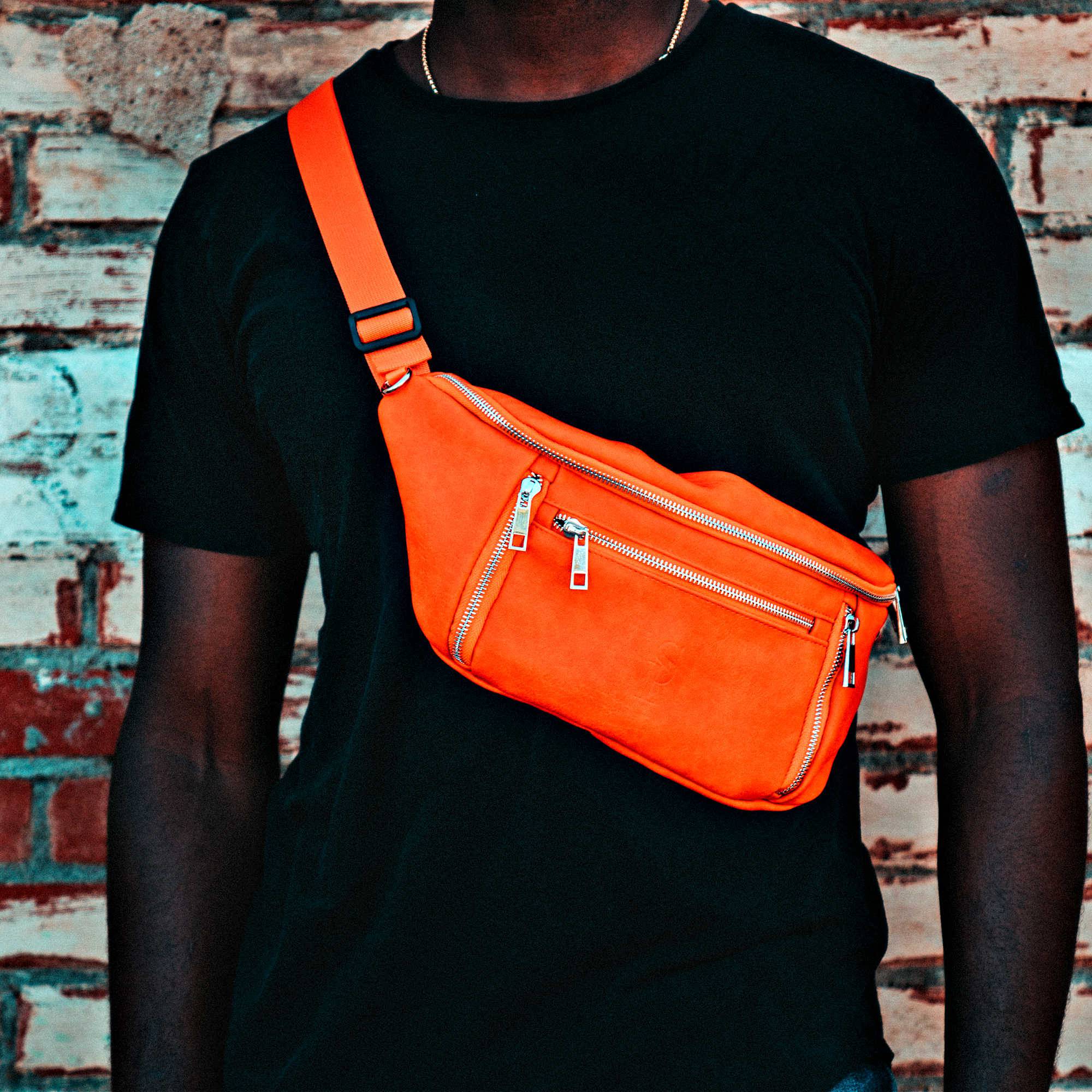 Orange Cross Body-Waist Bag - Sole Premise