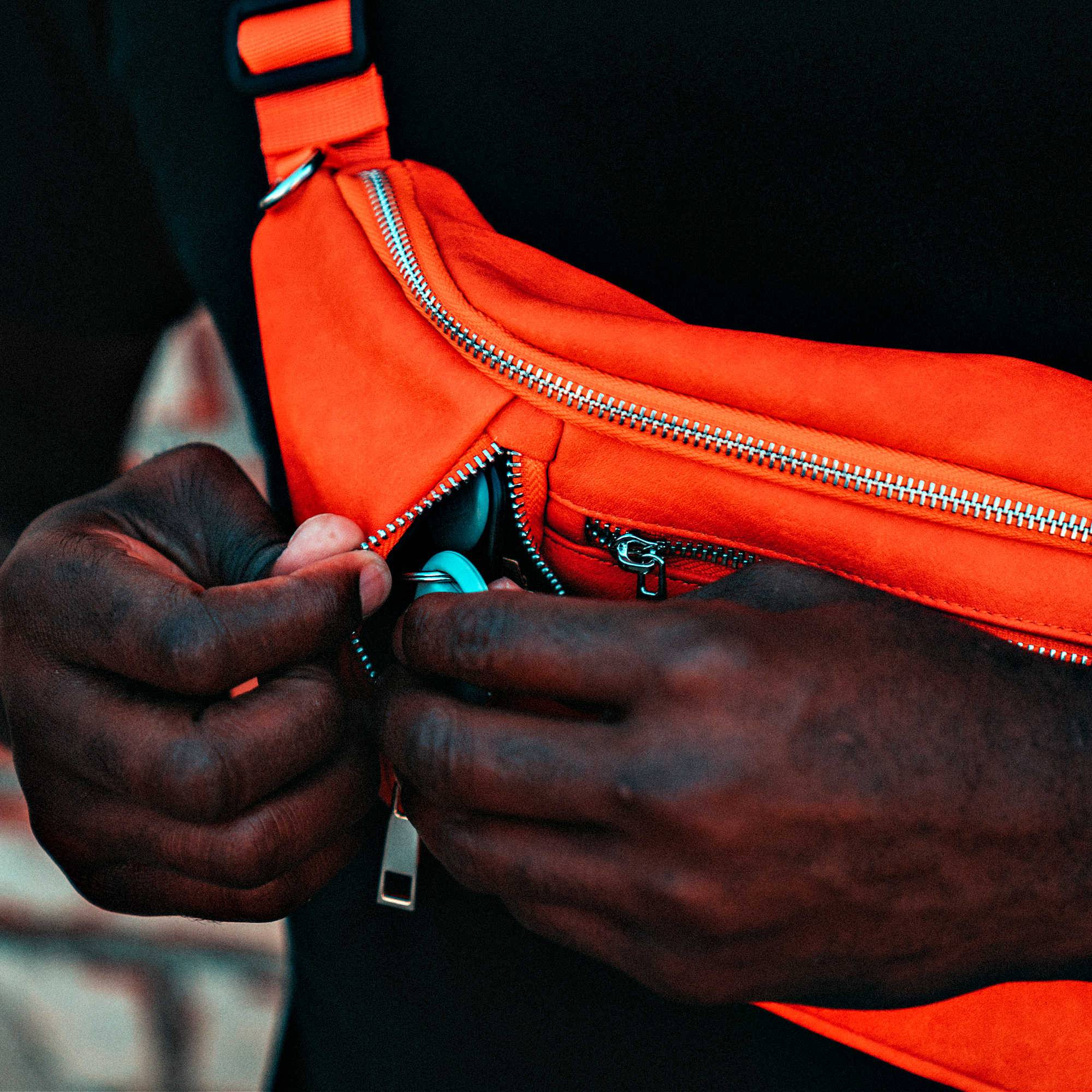 Orange Cross Body-Waist Bag - Sole Premise