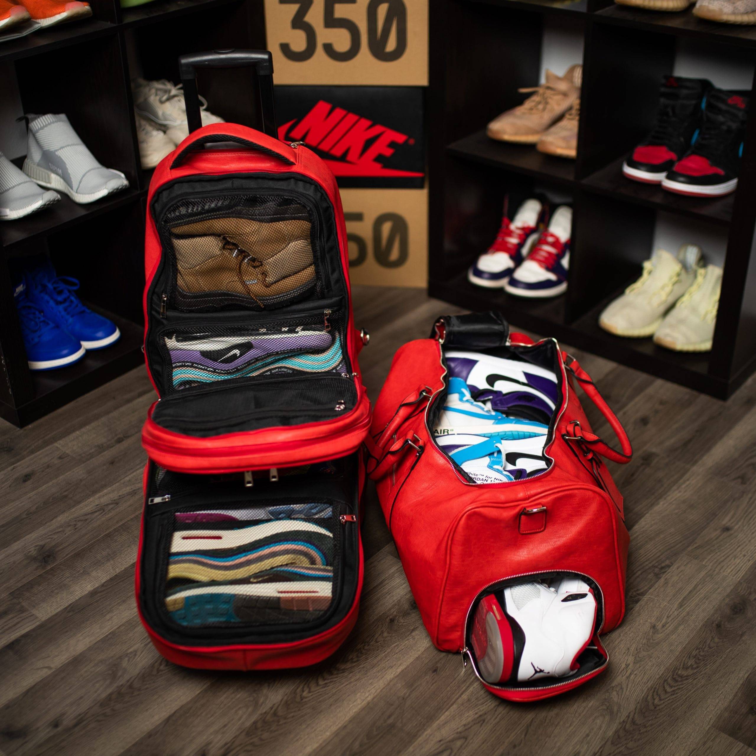 Red Roller Bag Set
