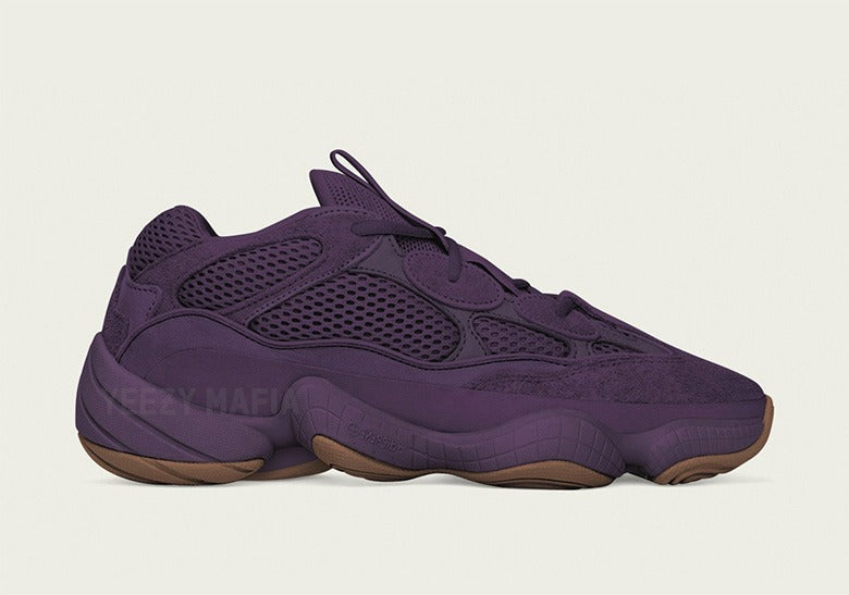 Adidas YEEZY 500 Ultraviolet Colorway Surfaces