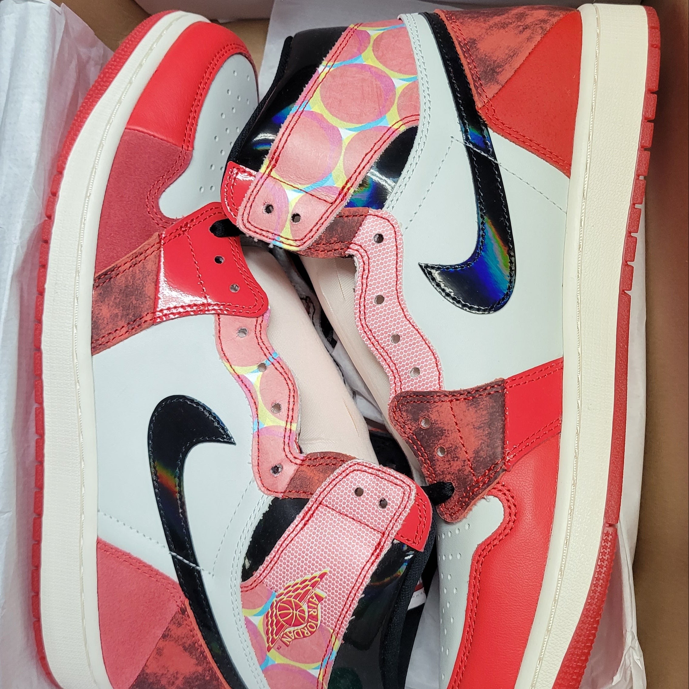 Jordan 1 spiderman size 13 Clearance