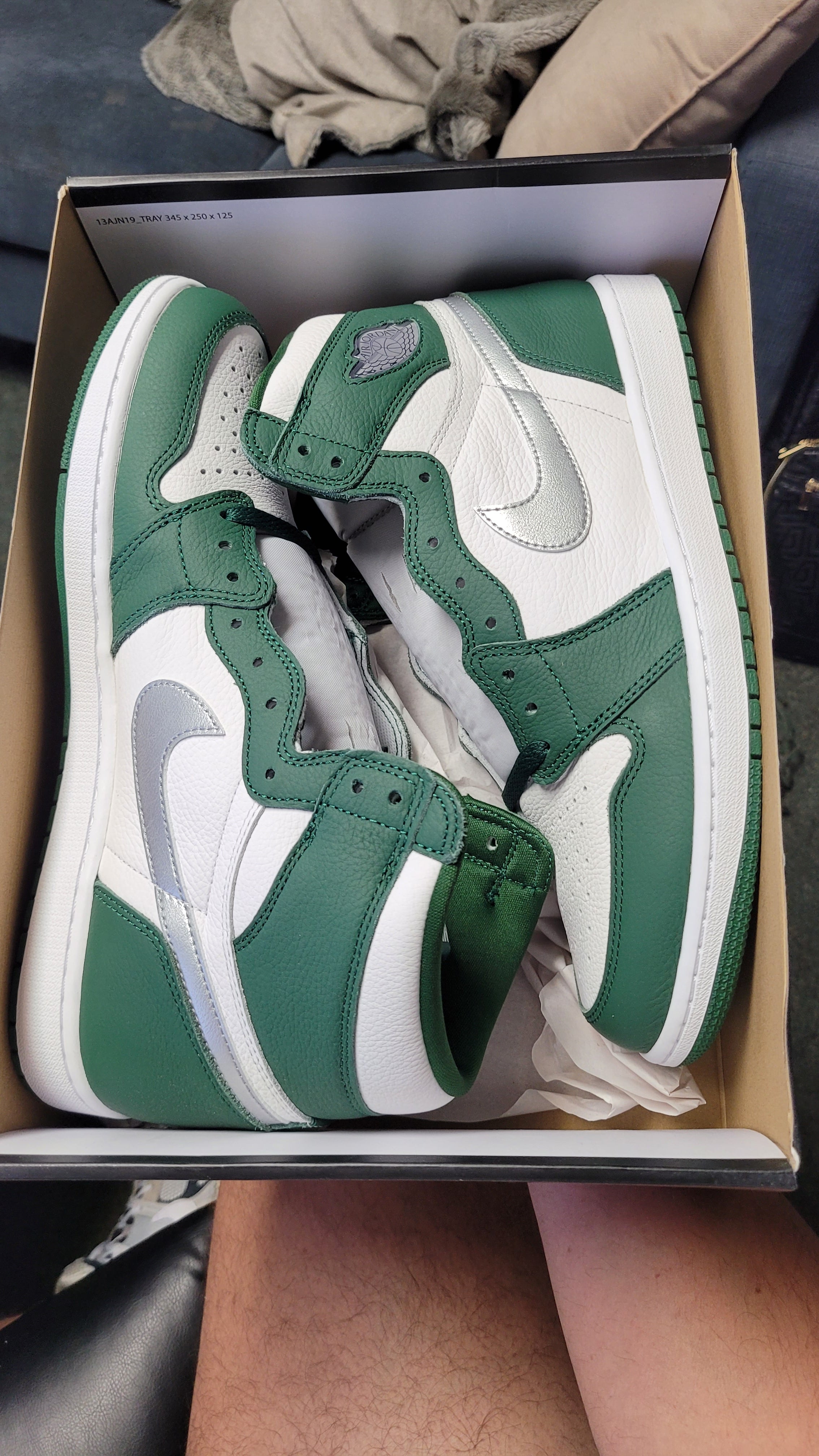 Jordan 1 Retro High OG Gorge Green