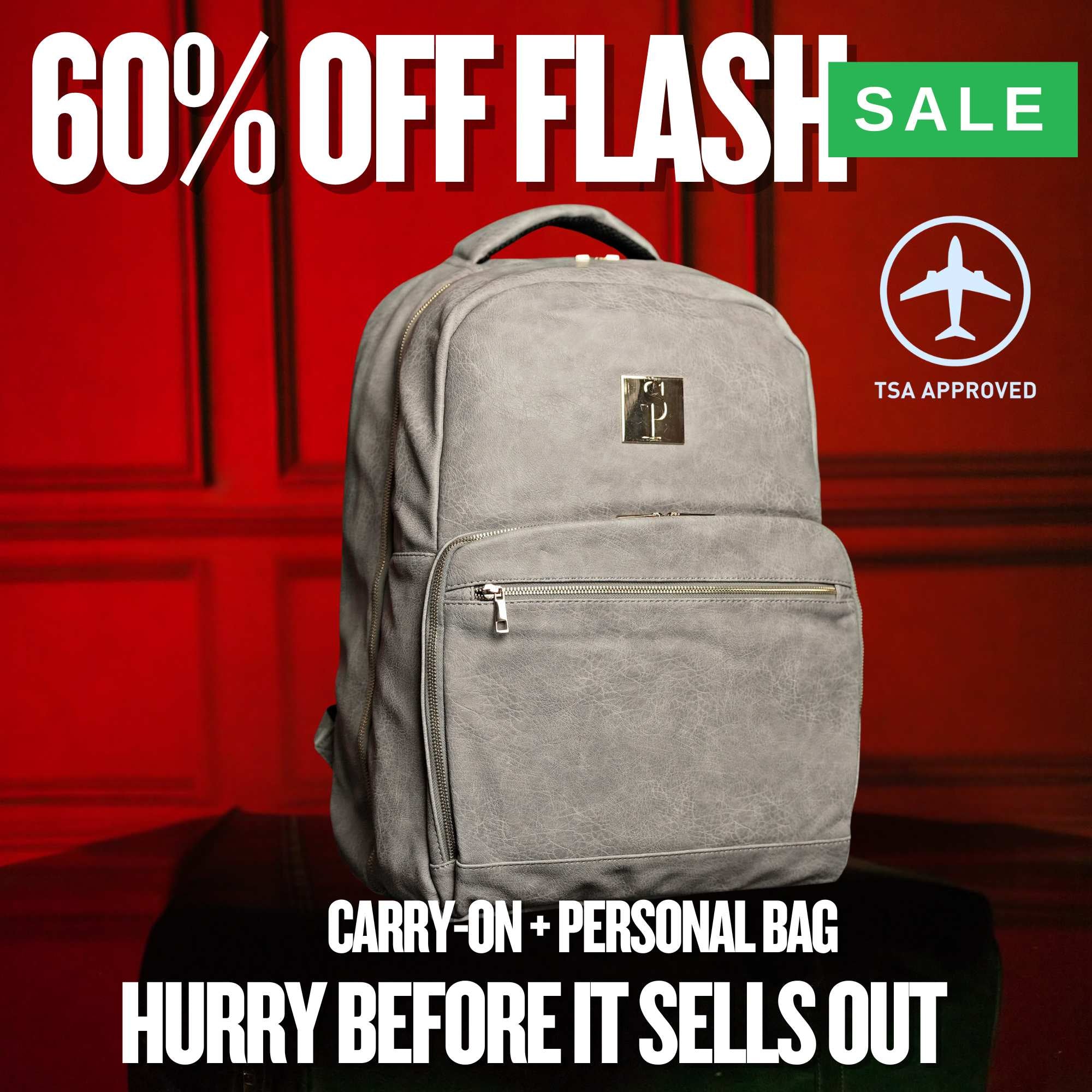 Grey Leather Commuter (FLASH SALE)
