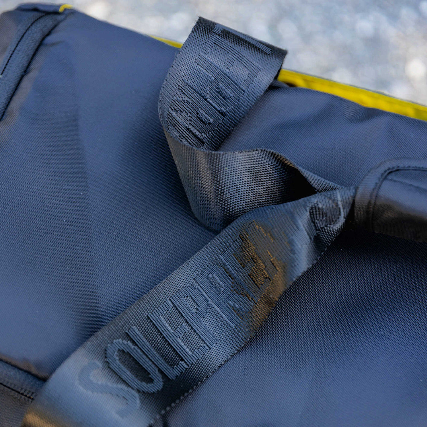 Black Sneaker Duffle Bag Sole Premise