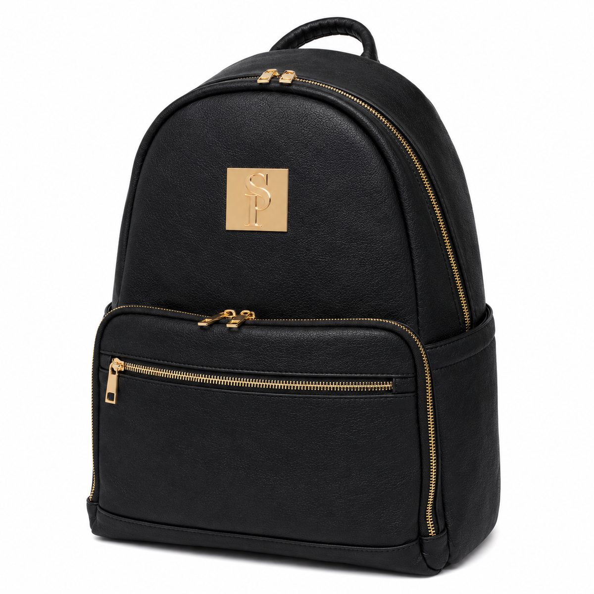 Sole Premise Black Carrier Leather Backpack