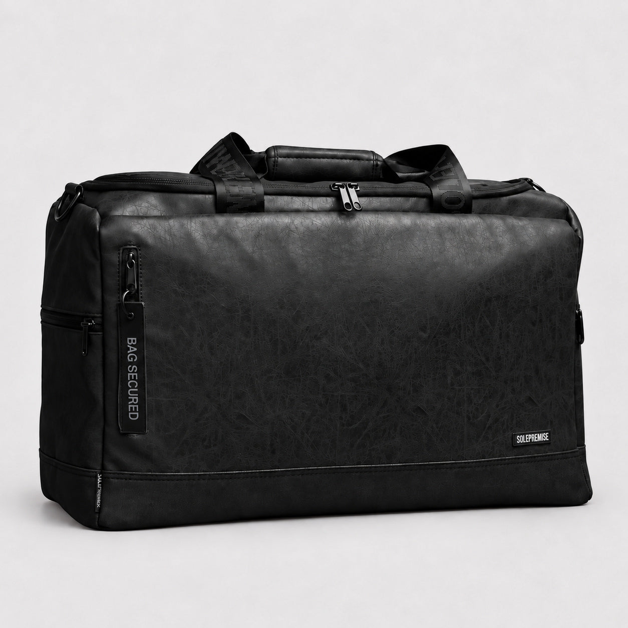 Black Leather Sneaker Duffle | Sole Premise